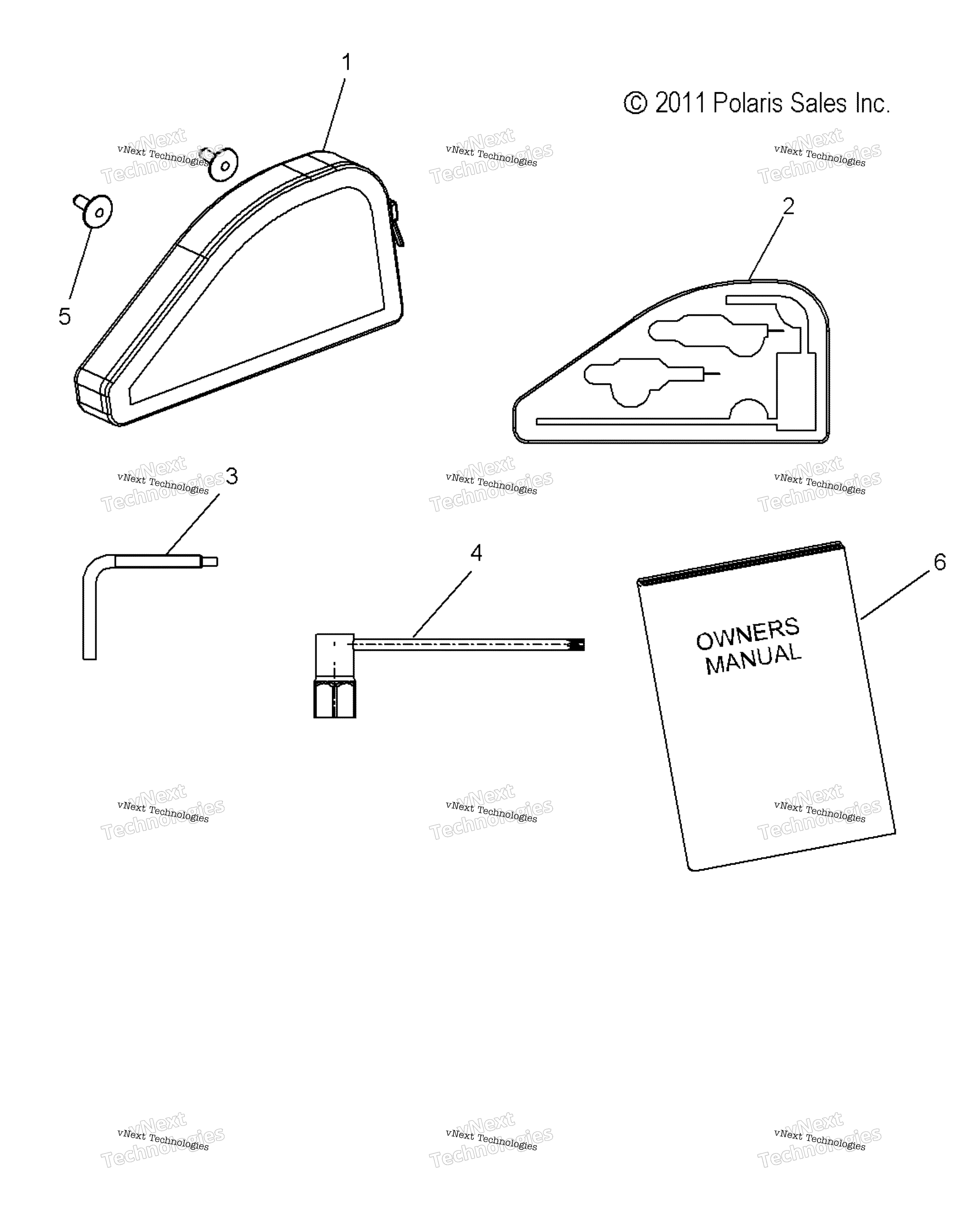 Tools, инструмент комплект & Owners Manual