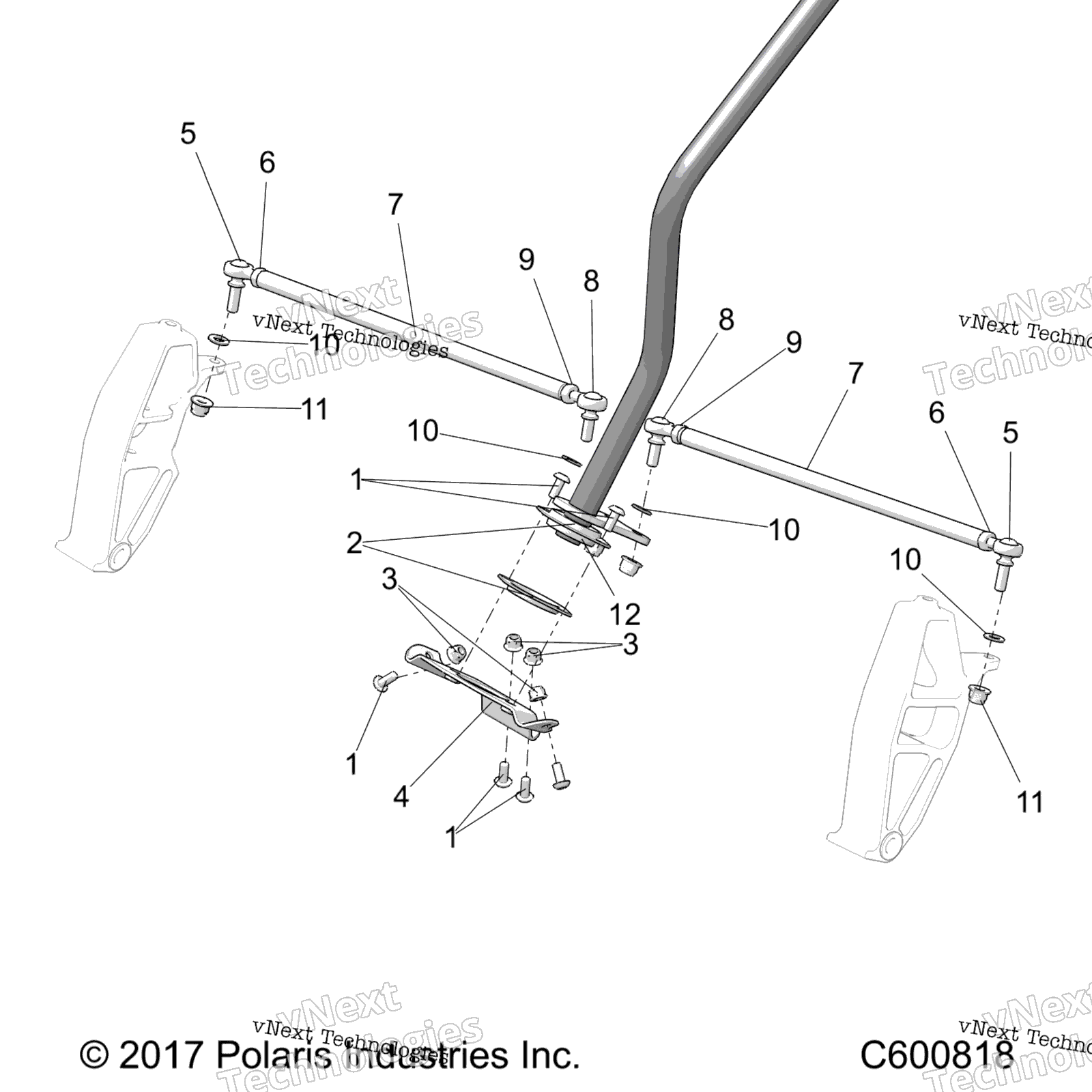 Steering, нижний