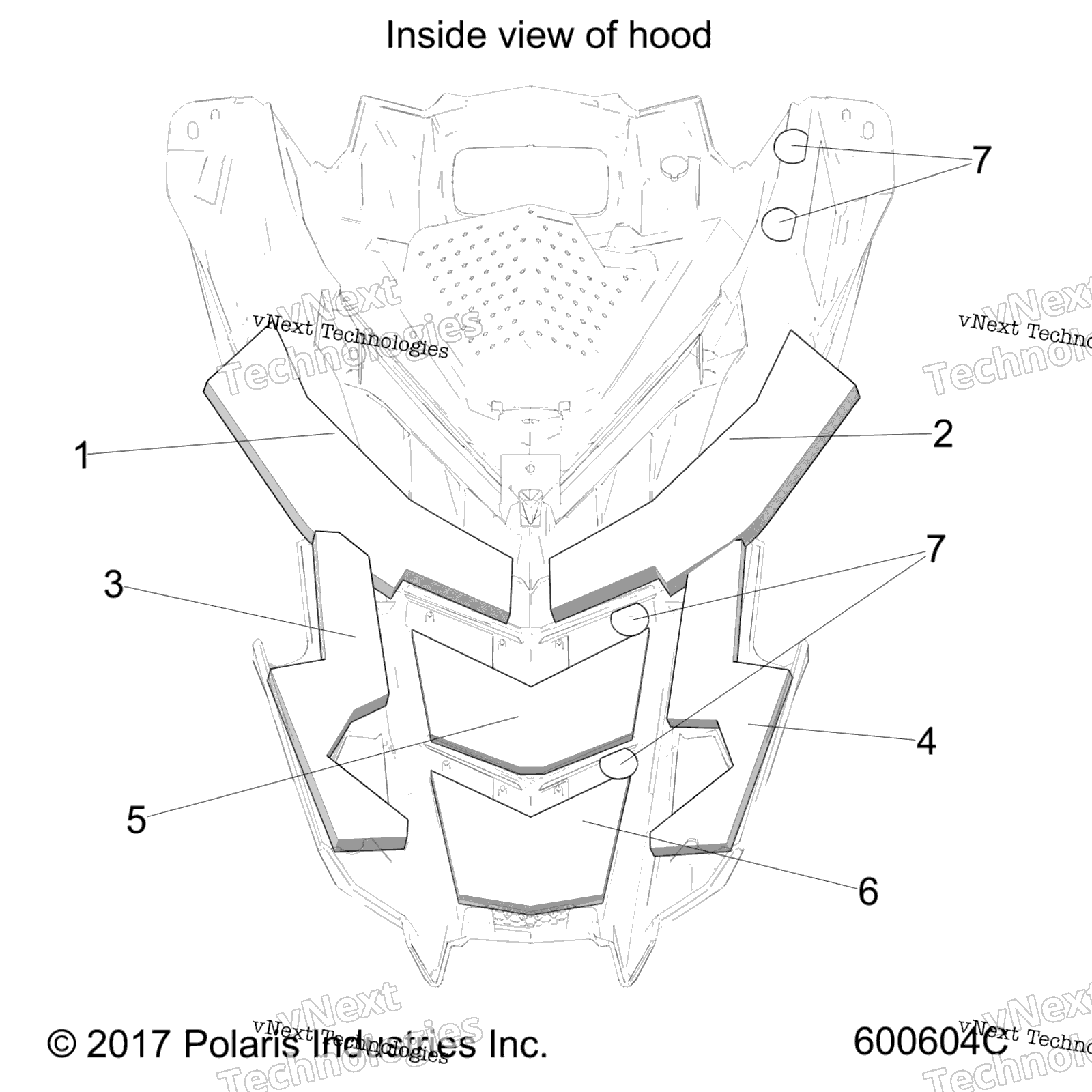 Body, Hood Foam / Fiber