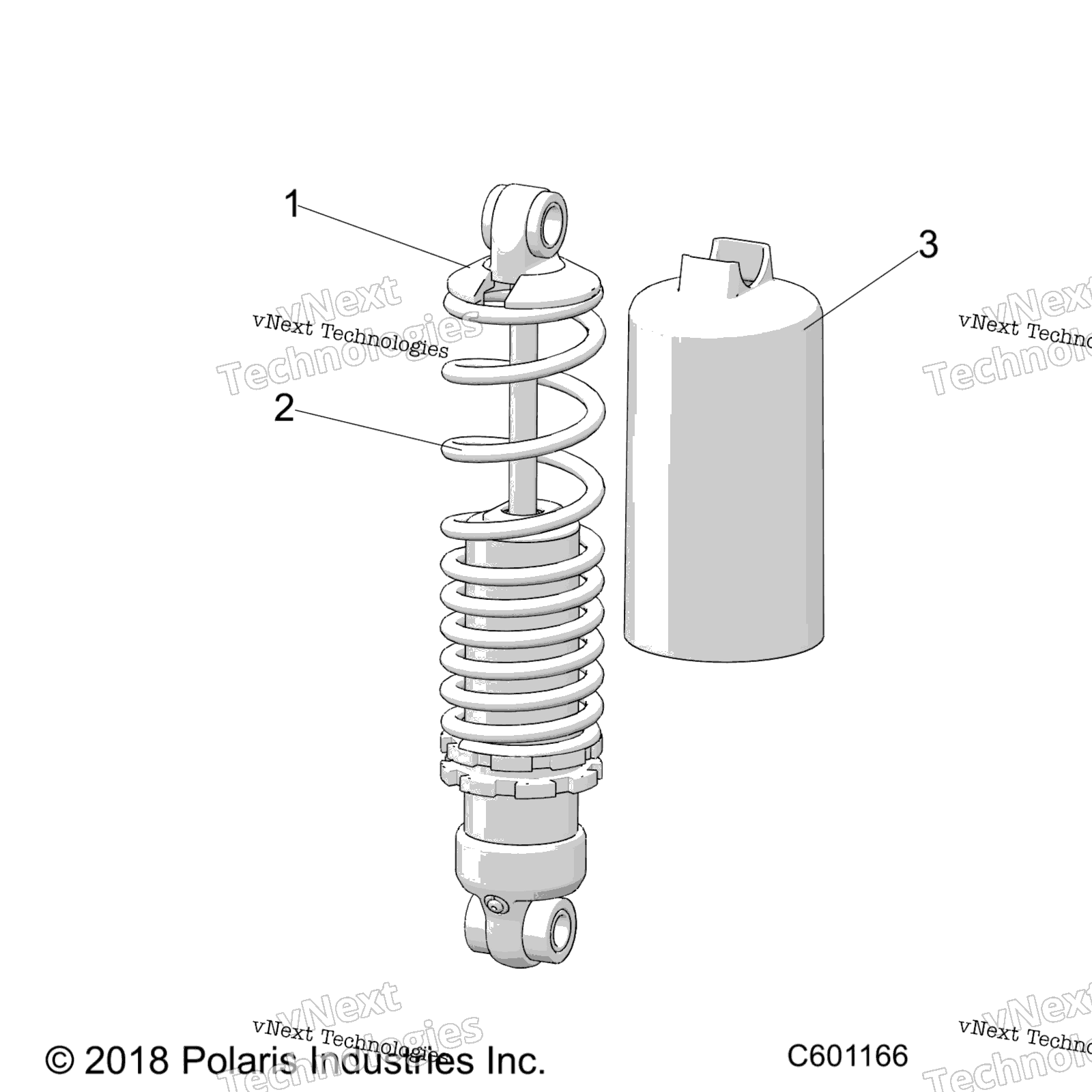 Suspension, Shock, передний Track