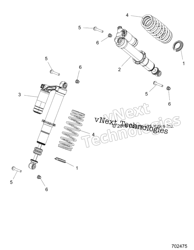 Подвеска, передний амортизатор Mounting