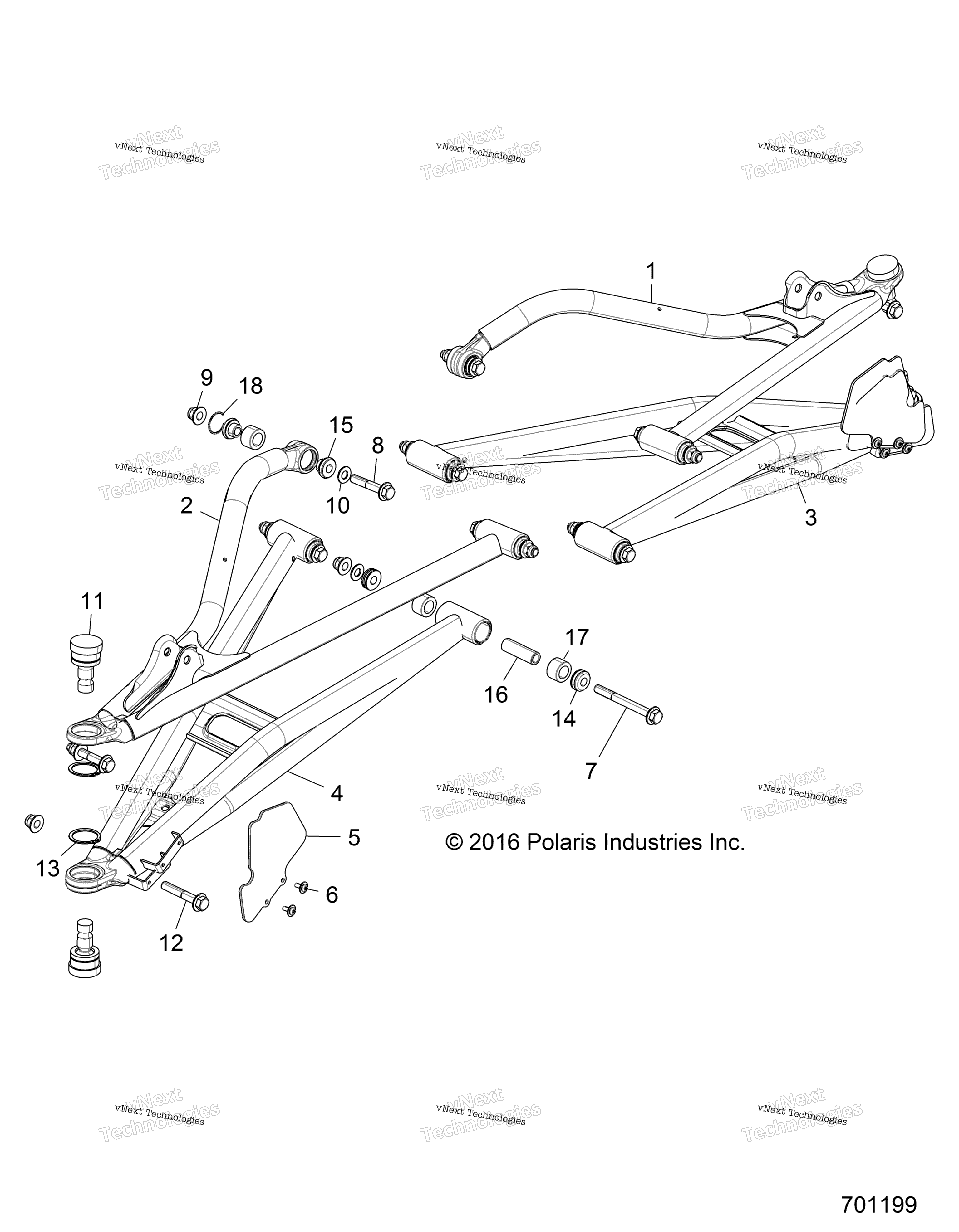 Подвеска, передняя Control Arms