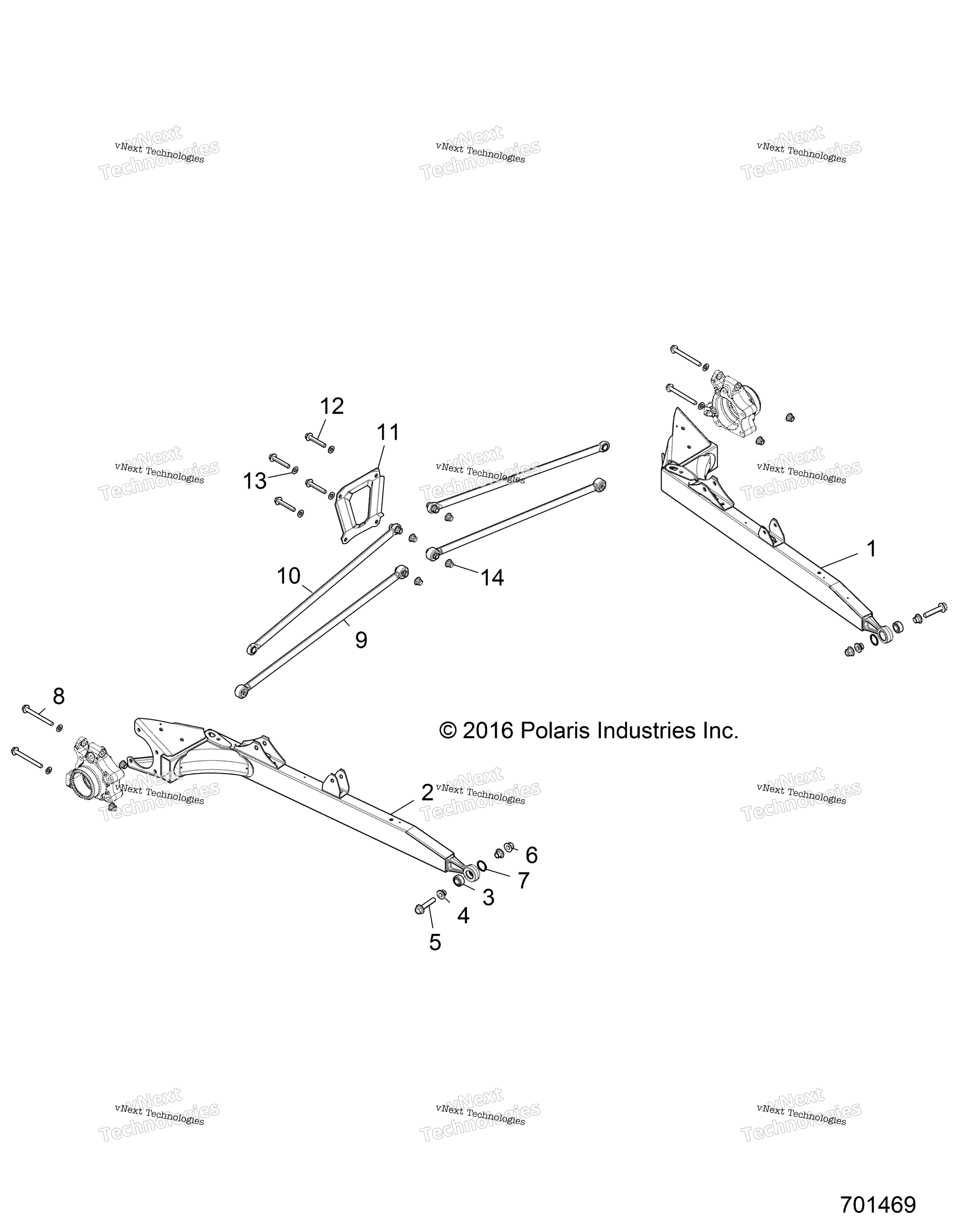 Подвеска, задняя Control Arms