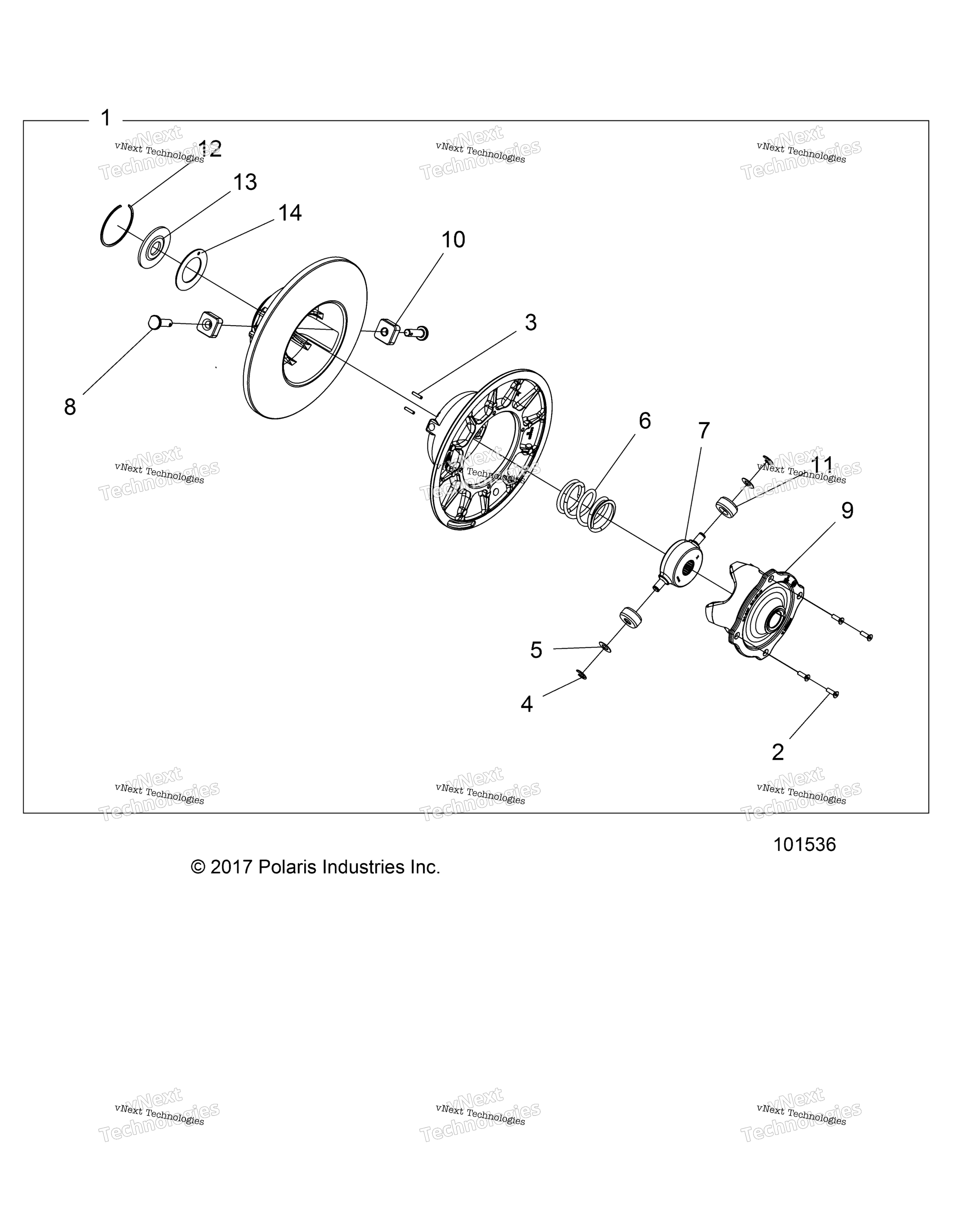 Трансмиссия, вторичное сцепление Internals