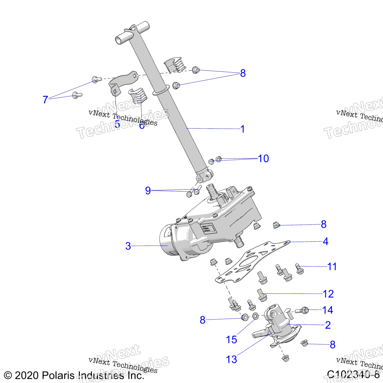 Steering, рулевое управление Post Asm