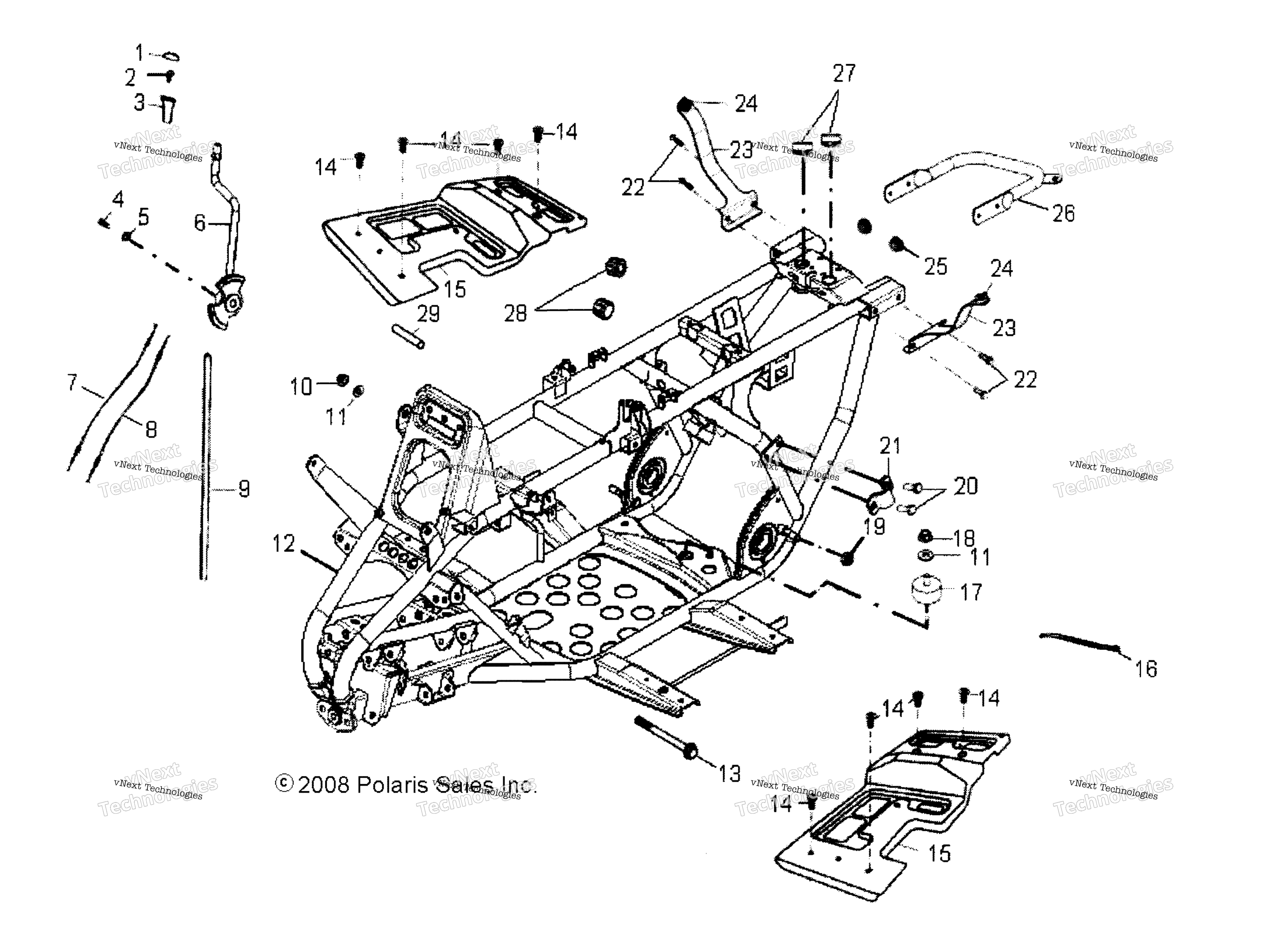 Chassis, рама A18yap20a8 / N8