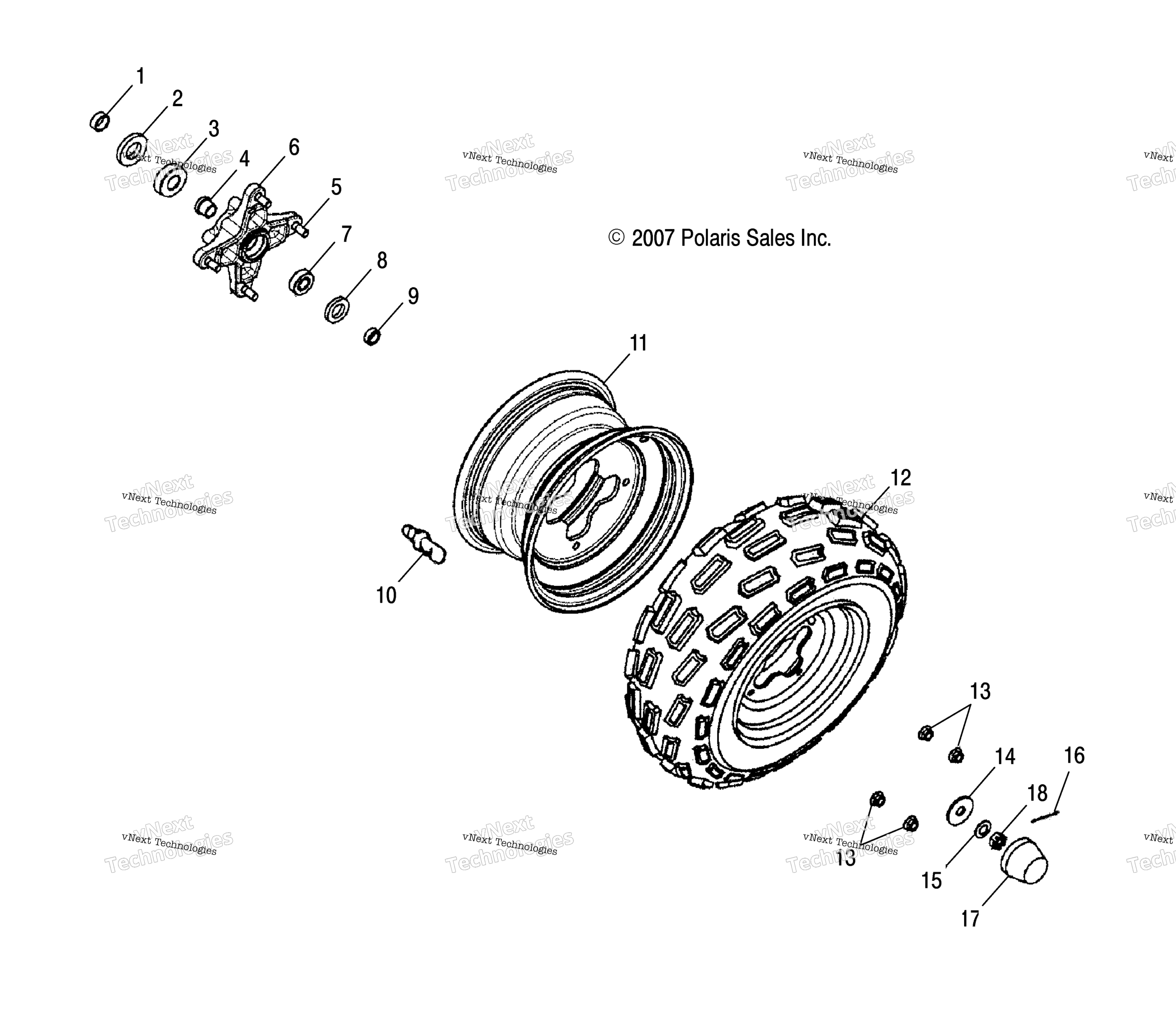 Колёса, передние A18yap20a8/N8