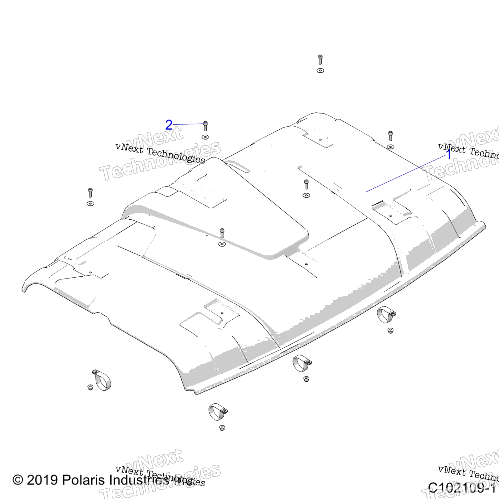Body, Roof A20hzb15a2 / B2