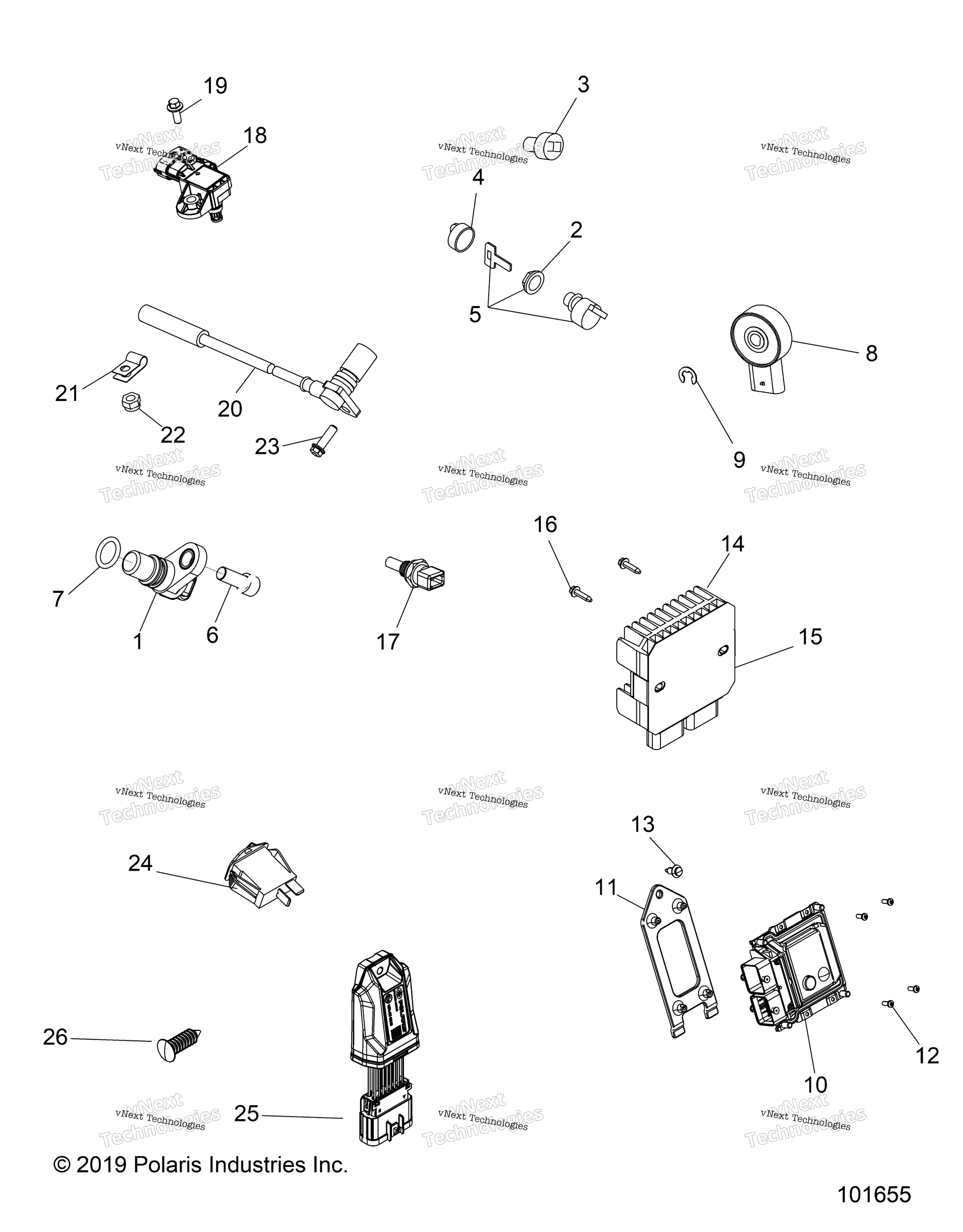 электрооборудование Switches, Sensors & Ecm