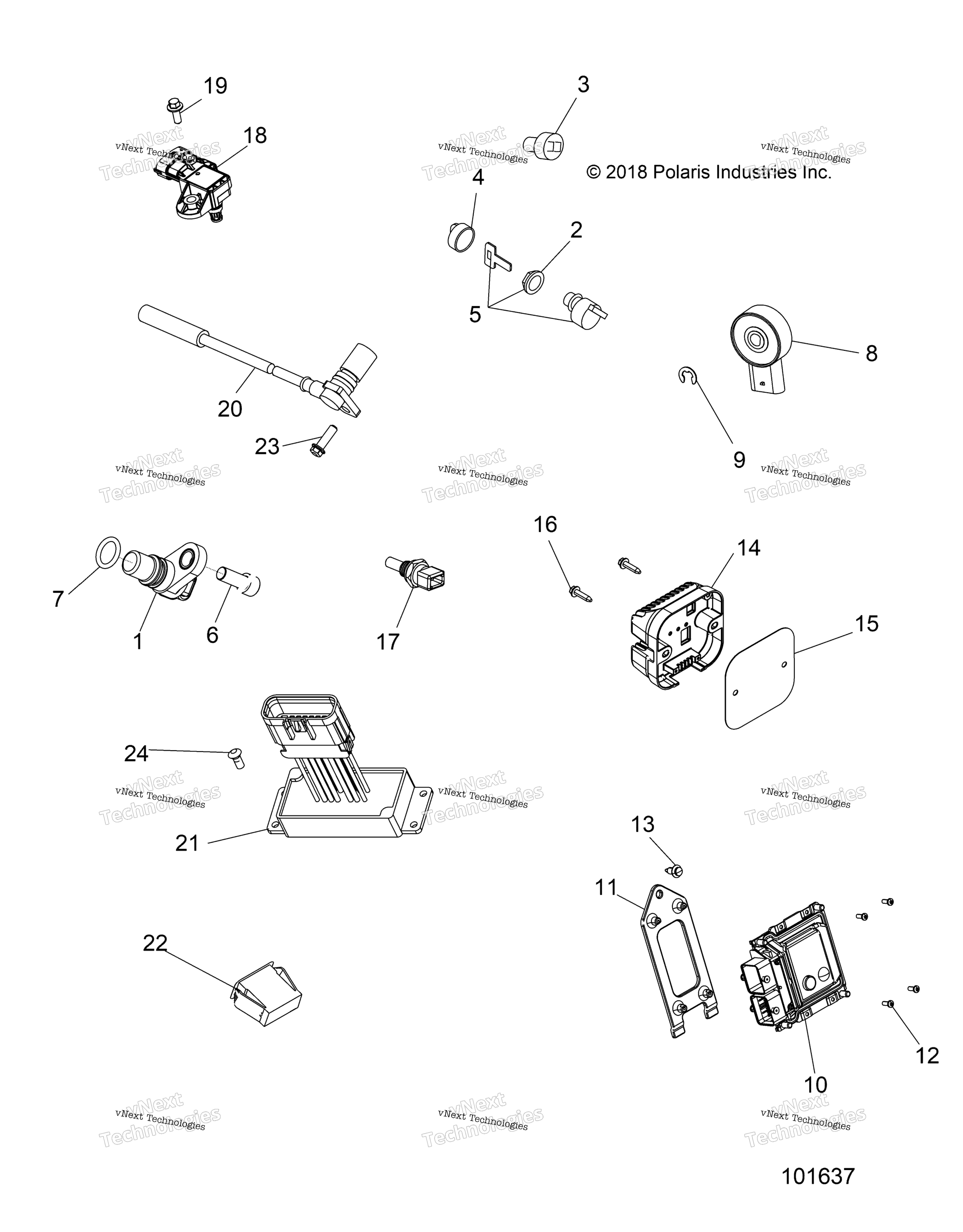 электрооборудование Switches, Sensors & Ecm