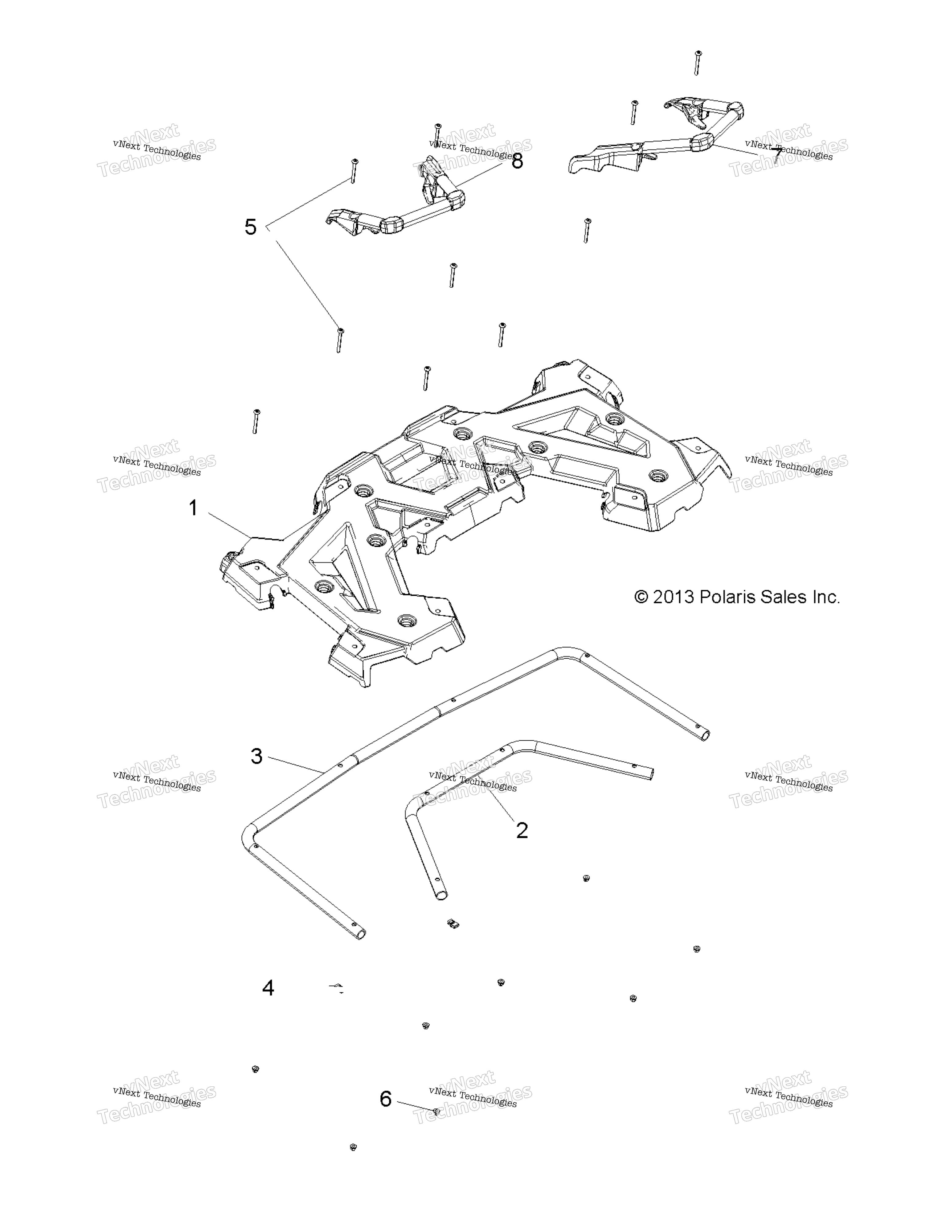 Body, задний полка & Hand Grips