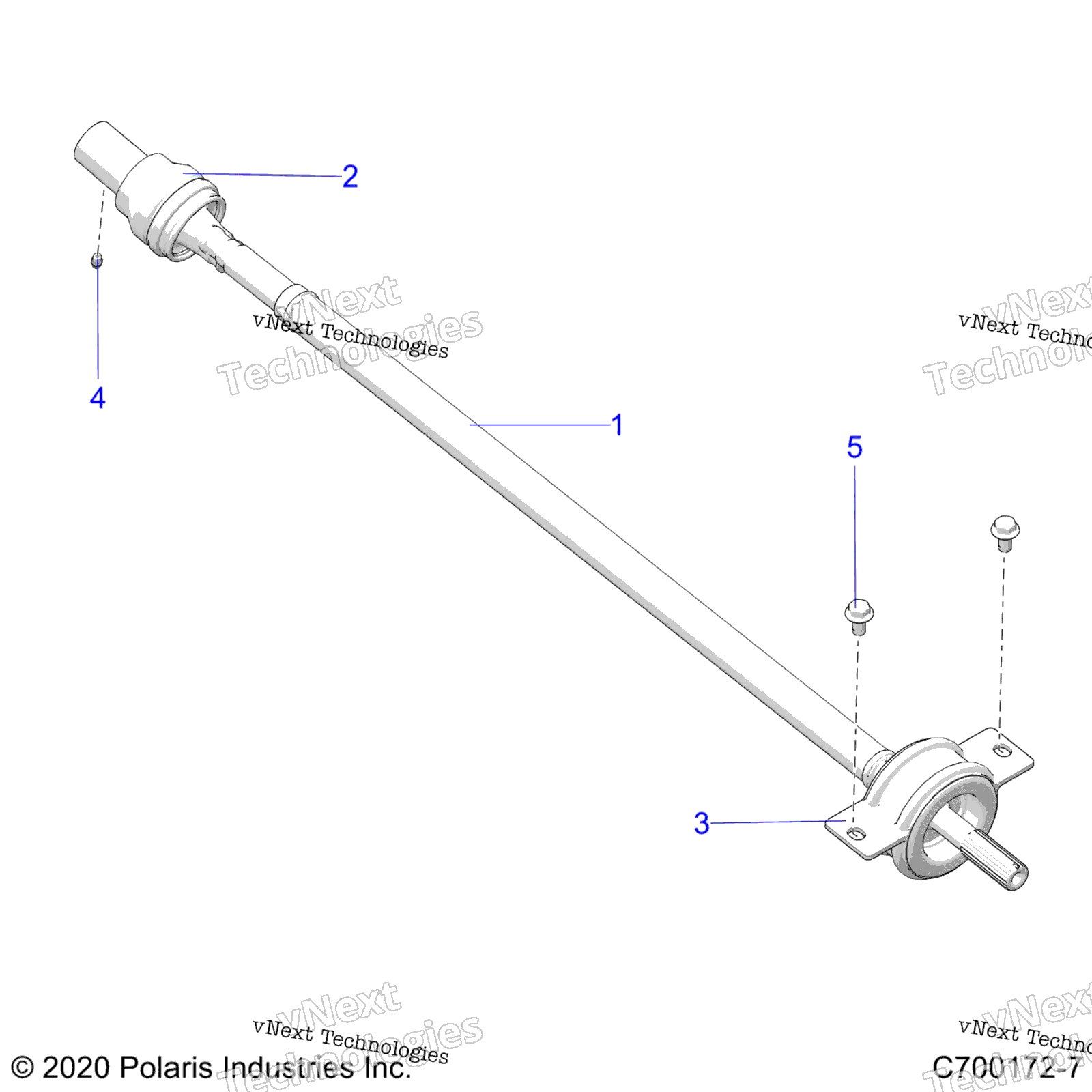 Привод Train, Rear Prop Shaft