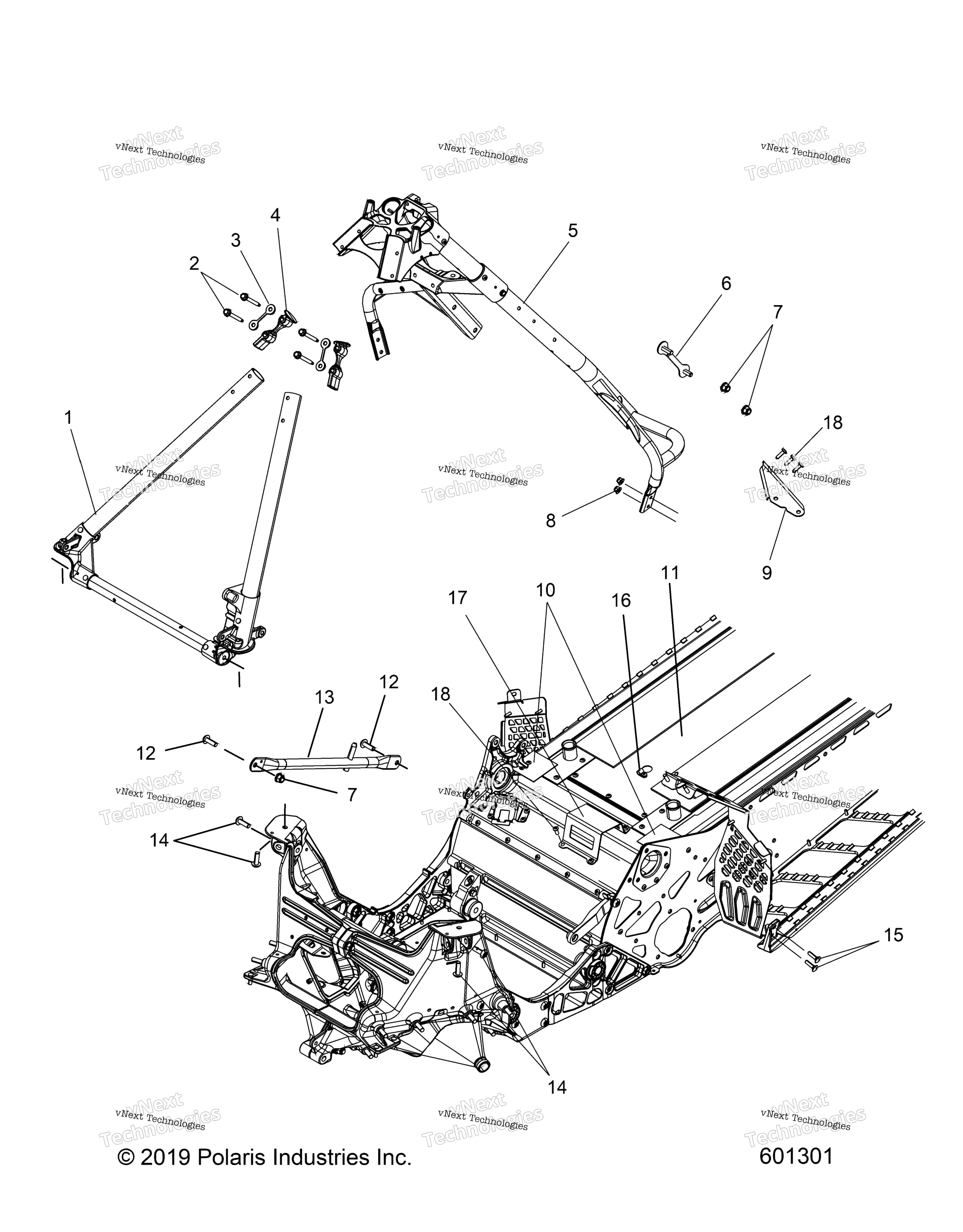 Chassis, Chassis Asm. & Over Structure All опции