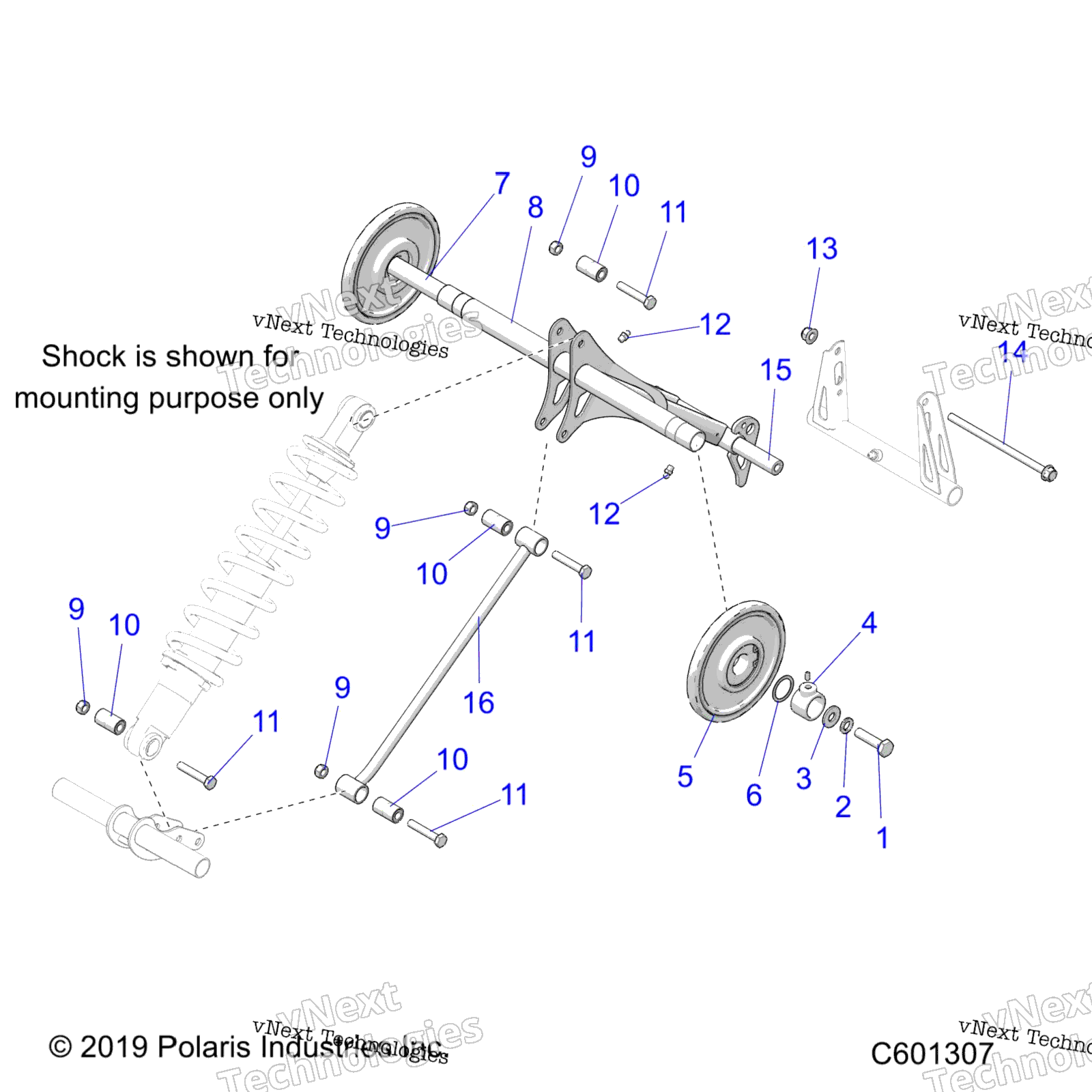 Suspension, Torque Arm, задний All Options