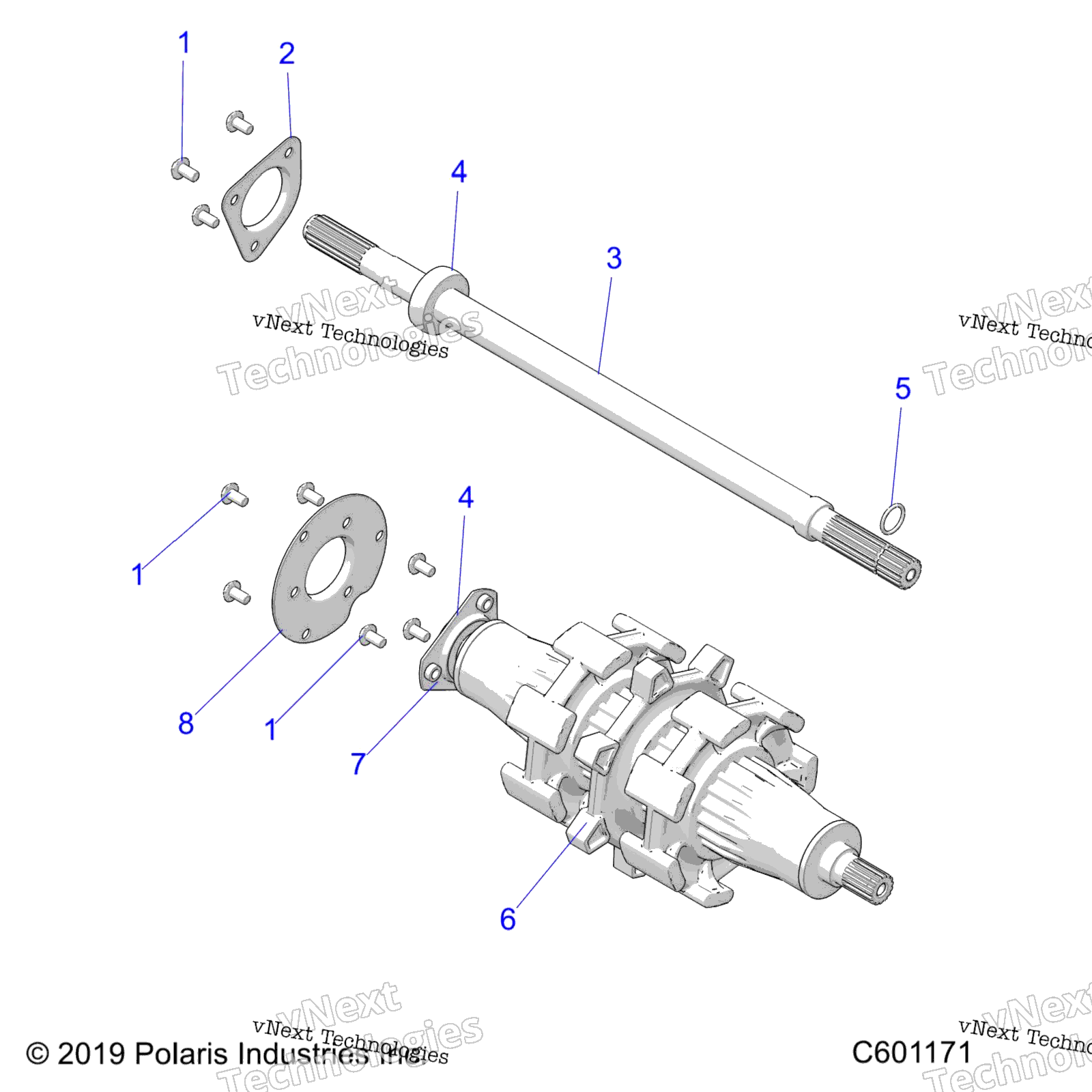 Привод Train, Jackshaft & Driveshaft All Options