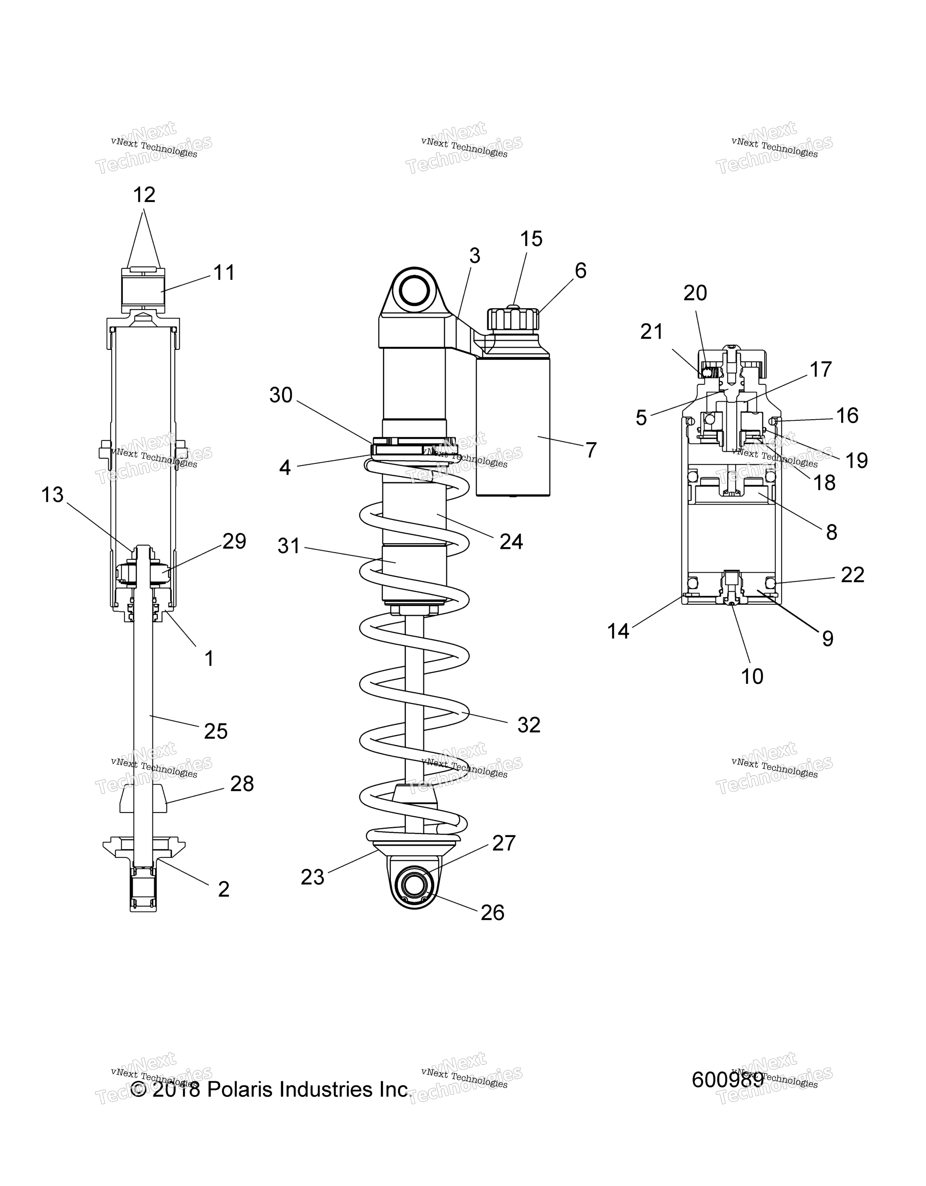 Suspension, Shock, Ifs W / Reservoir )