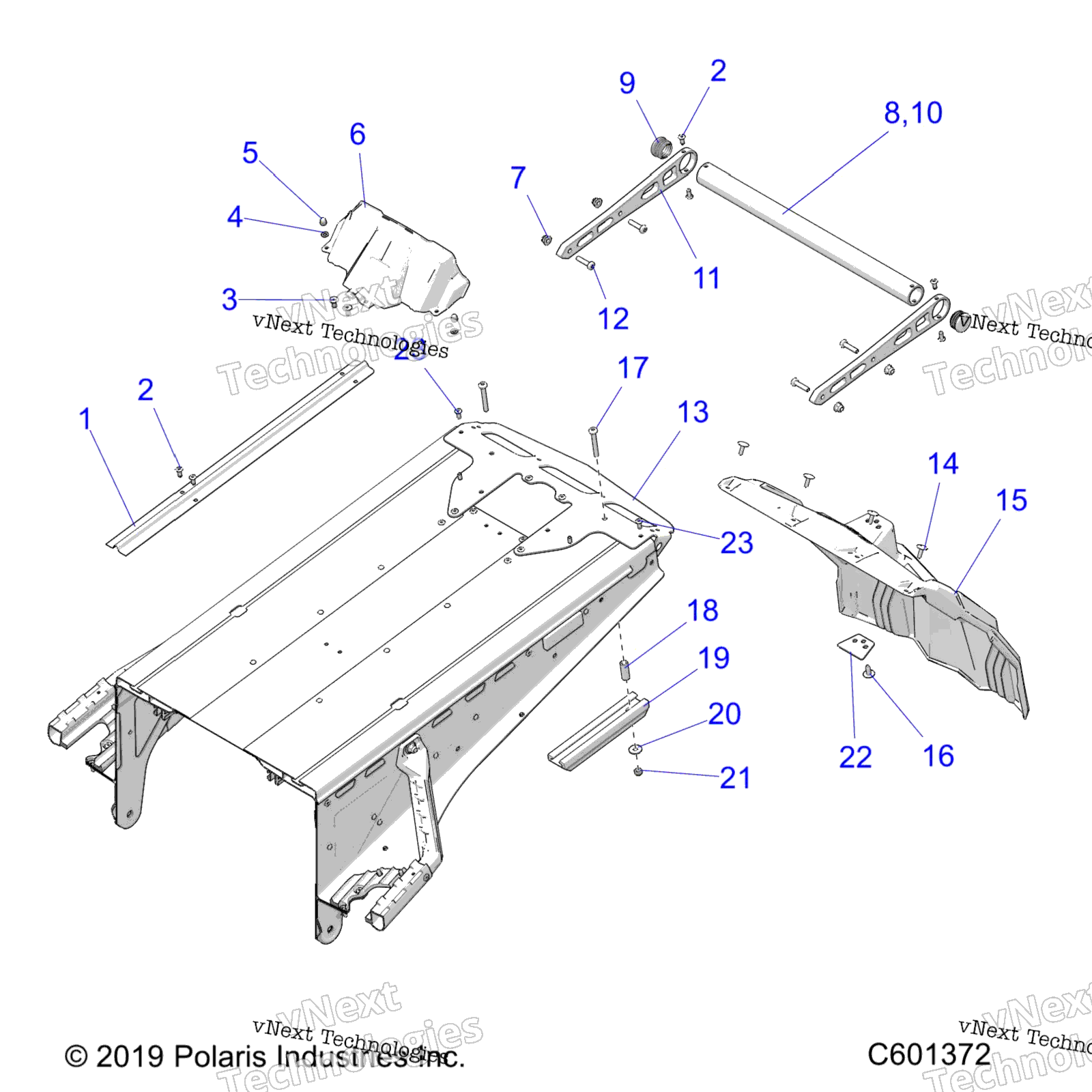 Body, Bumper, Rear, Snowflap & Taillight крышка