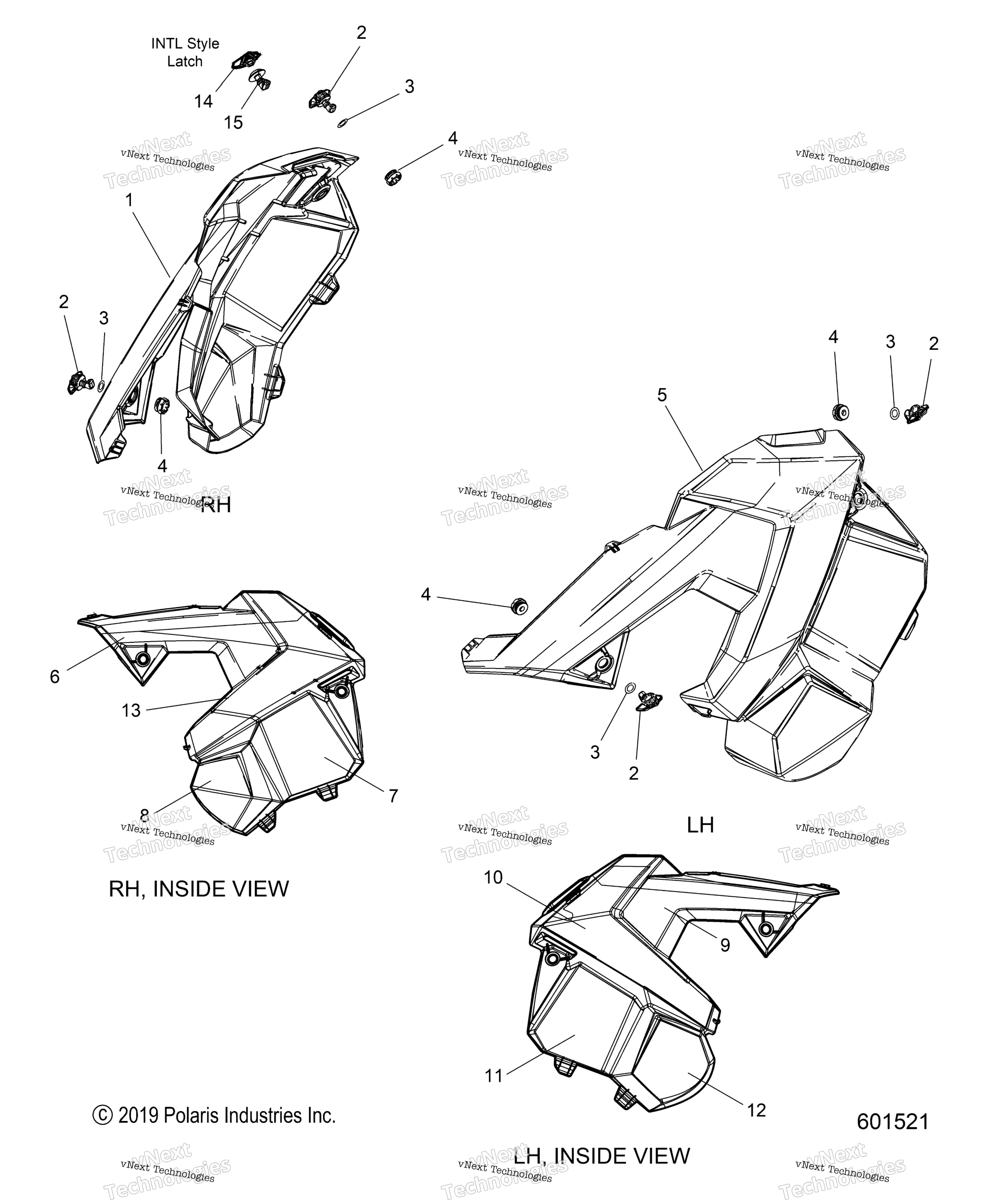Body, Side Panels All опции