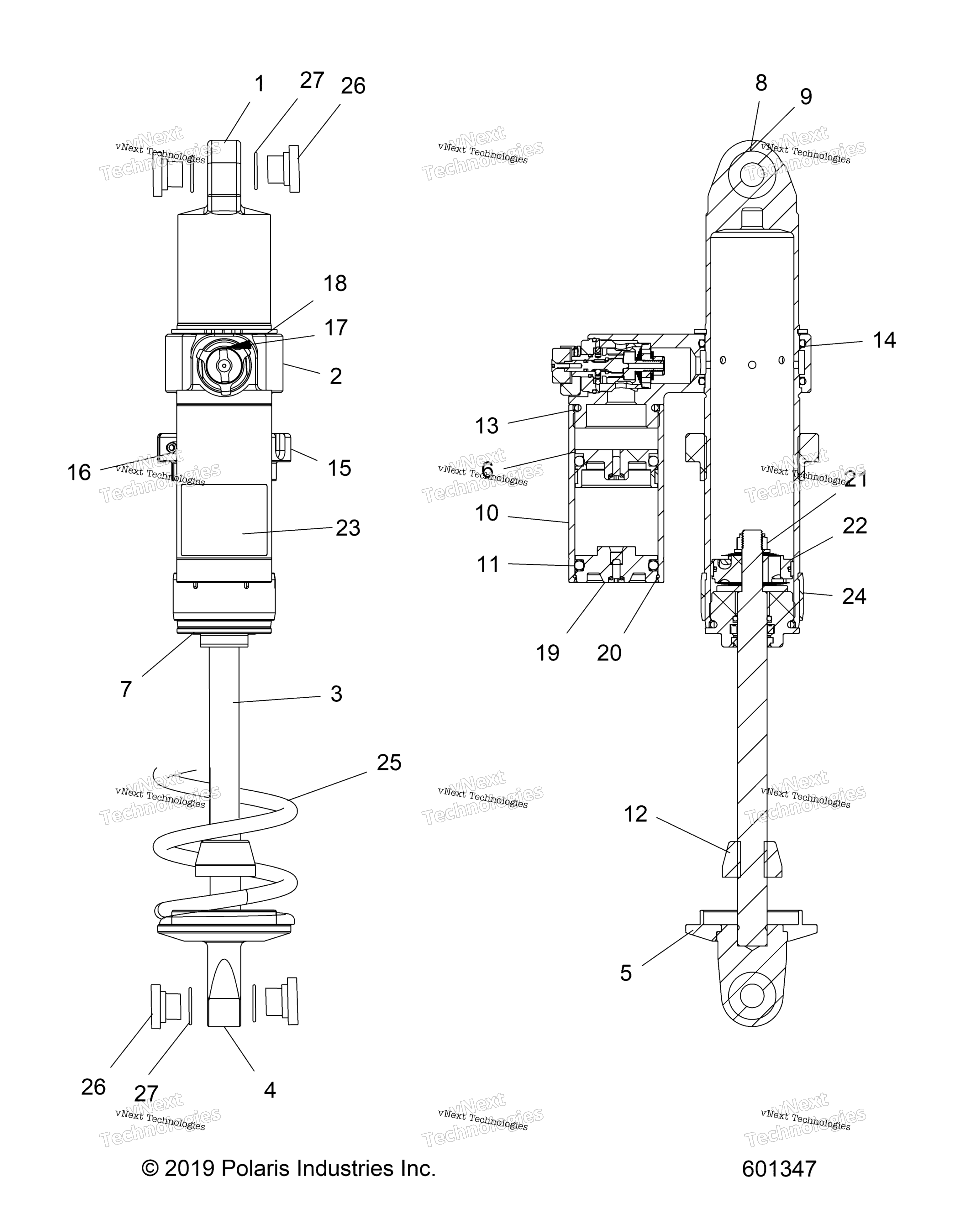подвеска Shock, Ifs (601347)