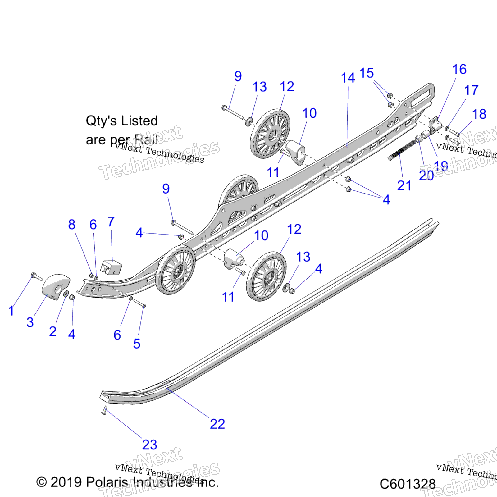 Suspension, Rail узел