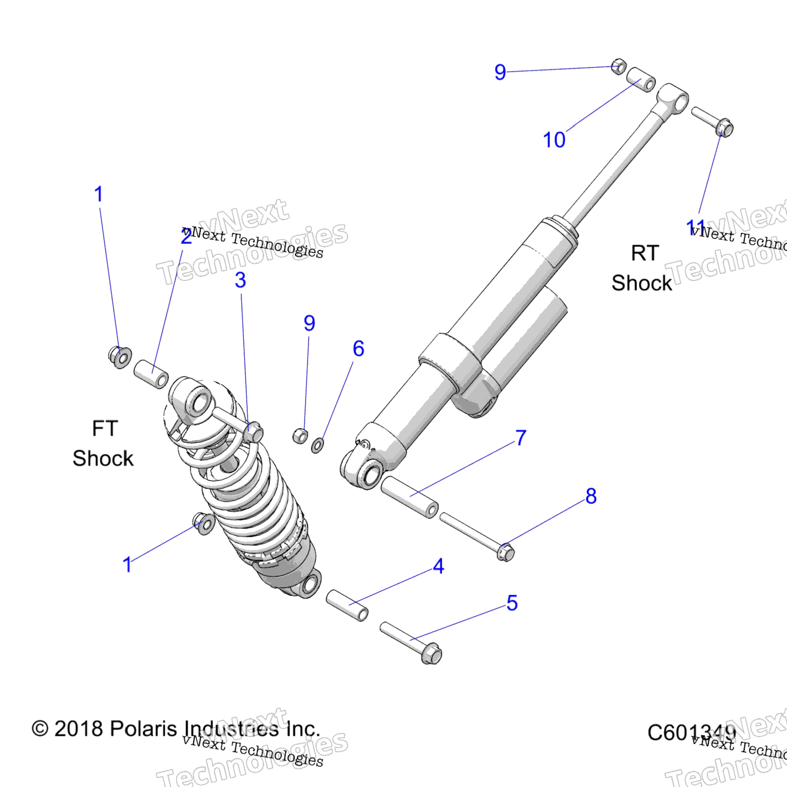 Suspension, Shock Mounting, задний Susp