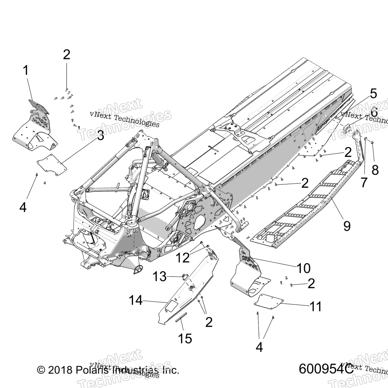 Chassis, сцепление защита / Footrests / Running Boards All Options