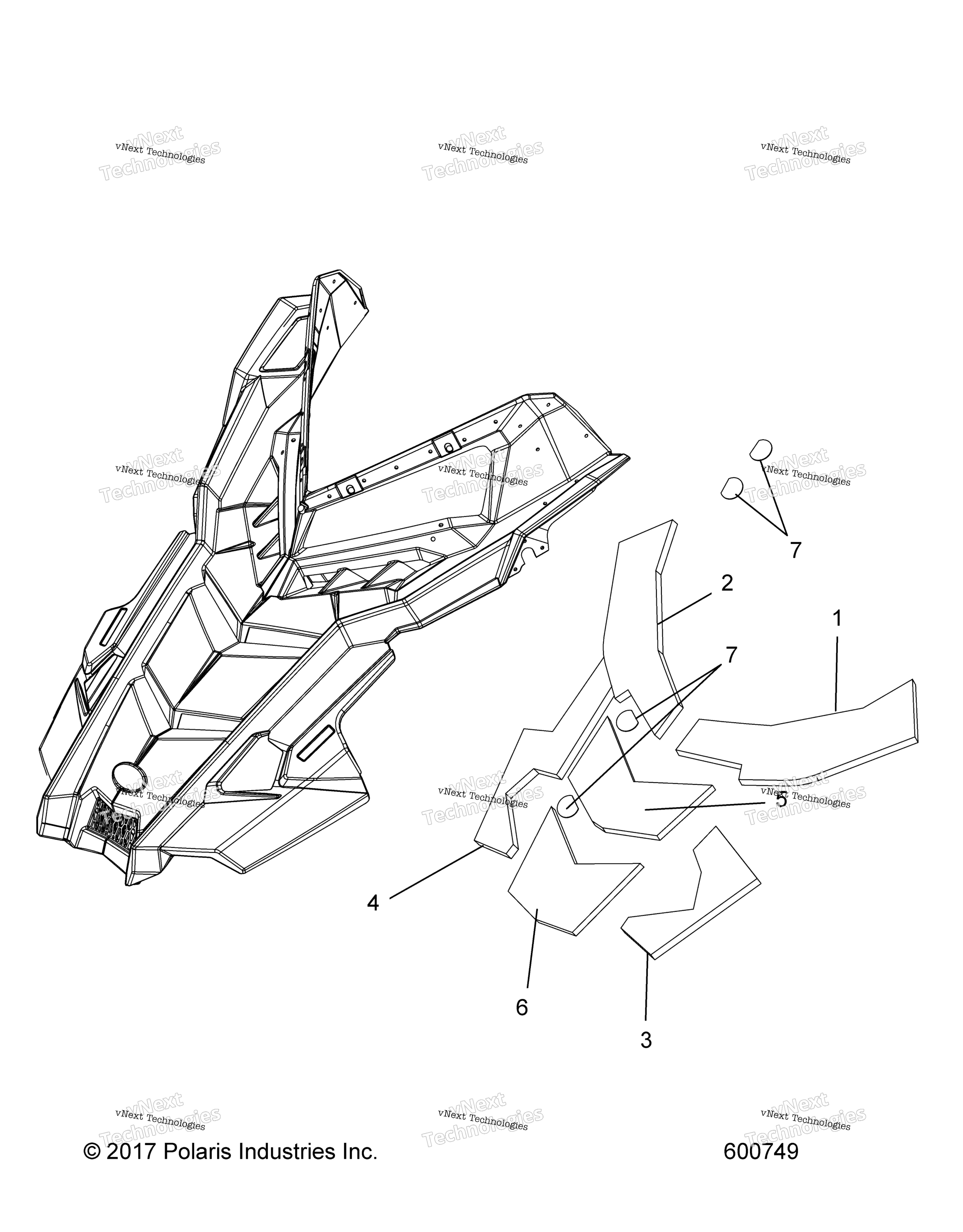 Body, Hood Foam / Fiber