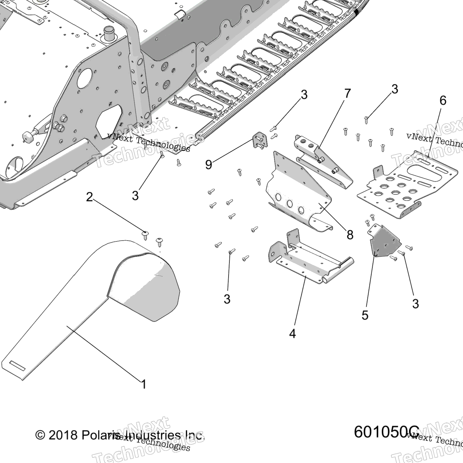 Chassis, Footrestlh & сцепление защита S120mdx6jsa / 6Jea