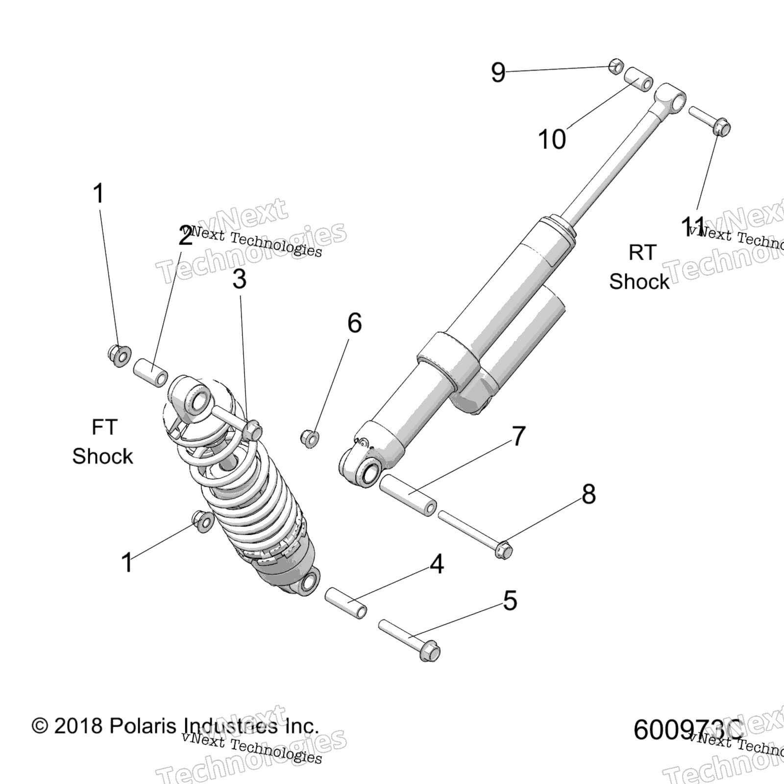 Suspension, Shock Mounting, задний Susp