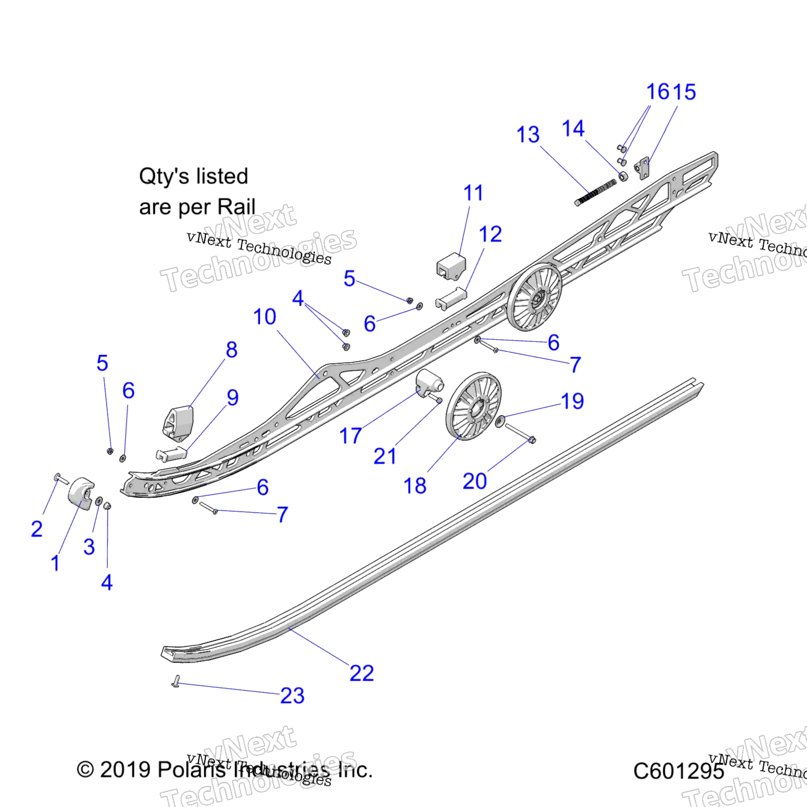 Suspension, Rail крепление All Options