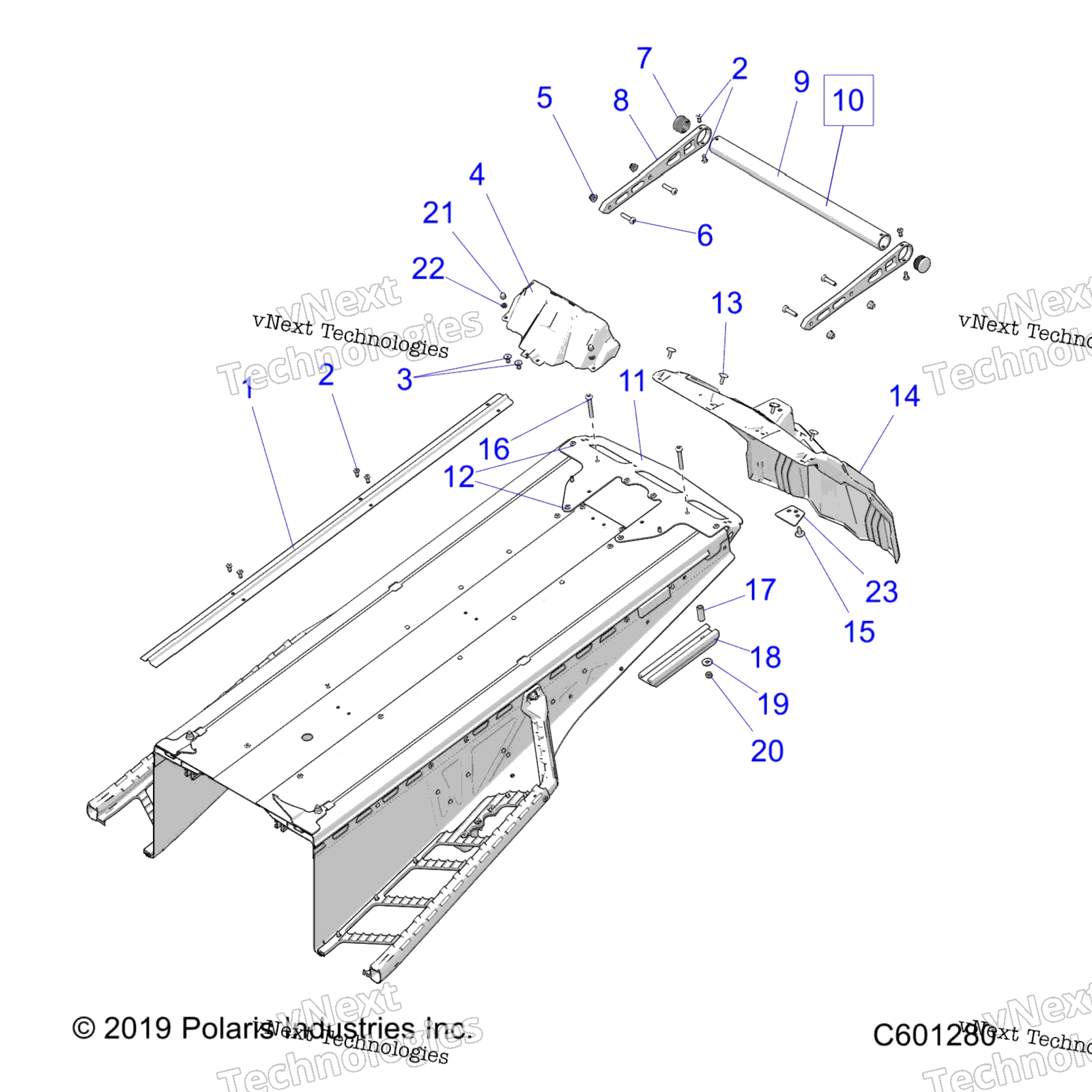 Body, Bumper, Rear, Snowflap & Taillight крышка