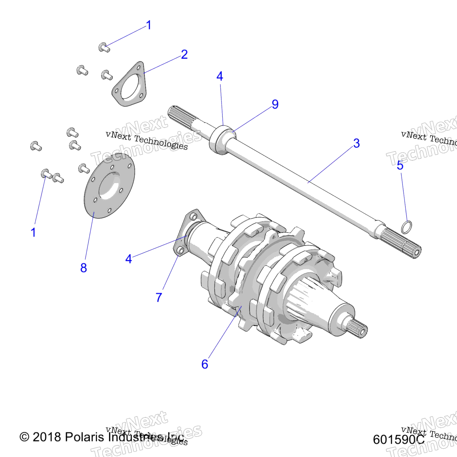Привод Train, Jackshaft & Driveshaft All Options