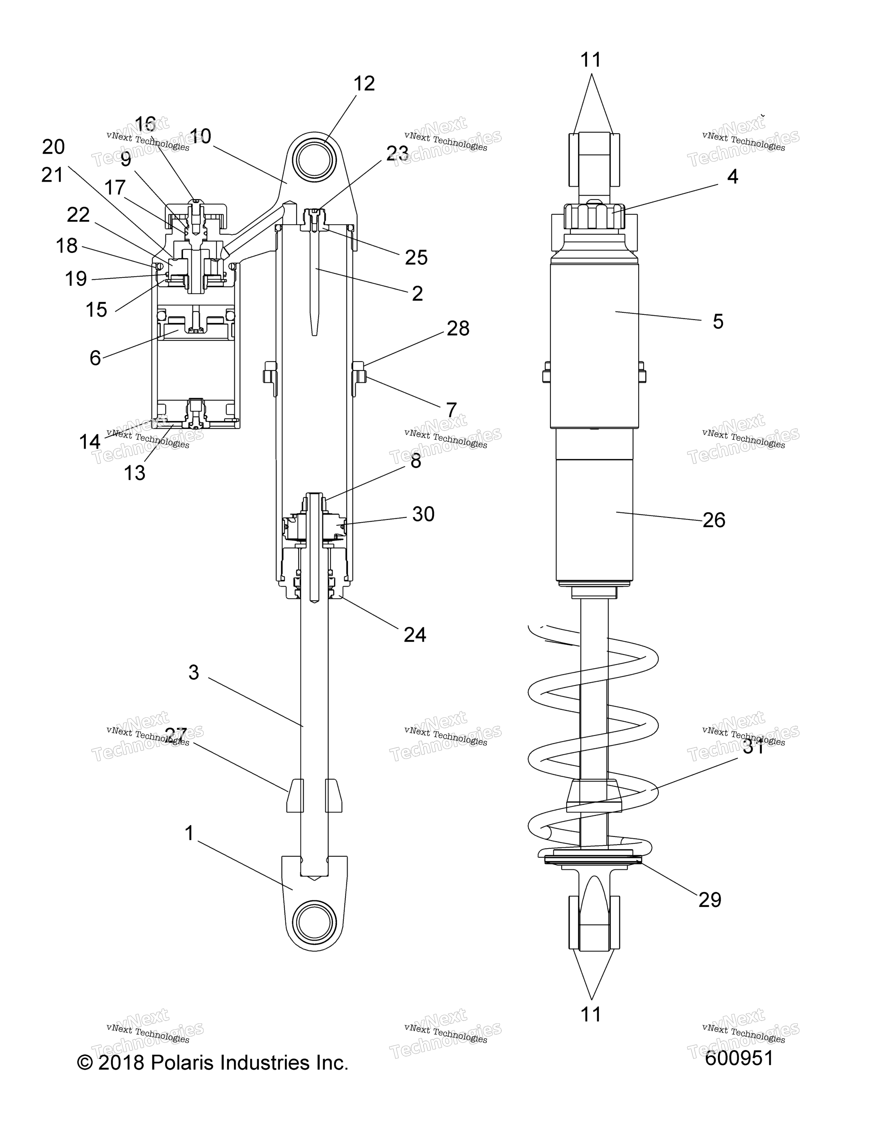 Suspension, Shock, Ifs All опции (600951)