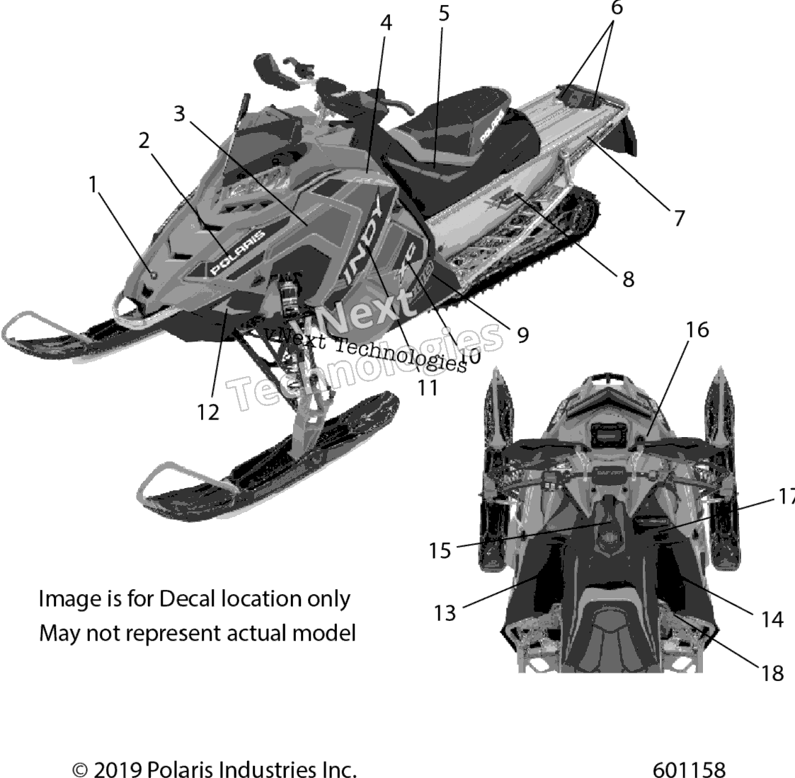 Body, Decal, Black Side панель W / Pink Accent