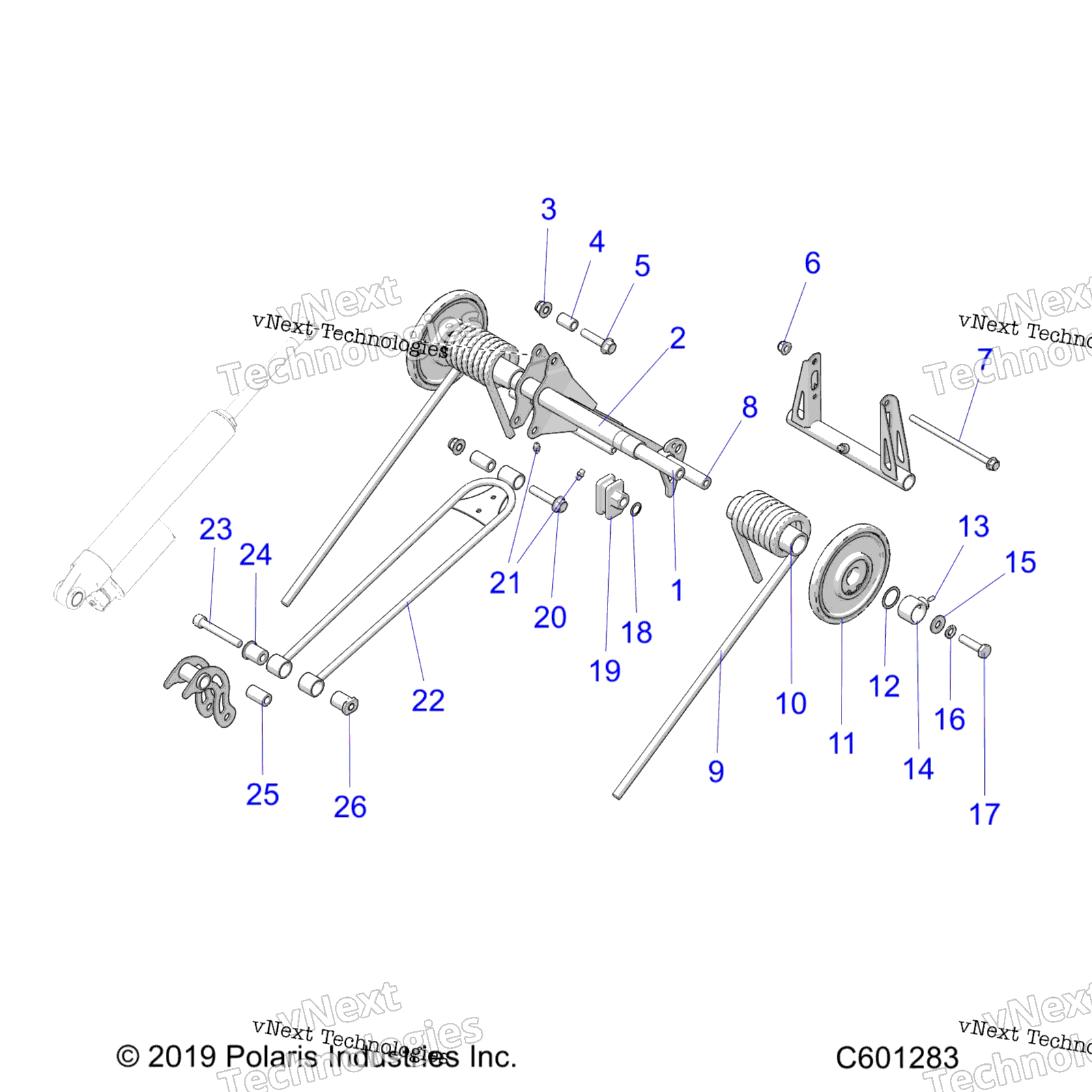 Suspension, Torque Arm, задний All Options