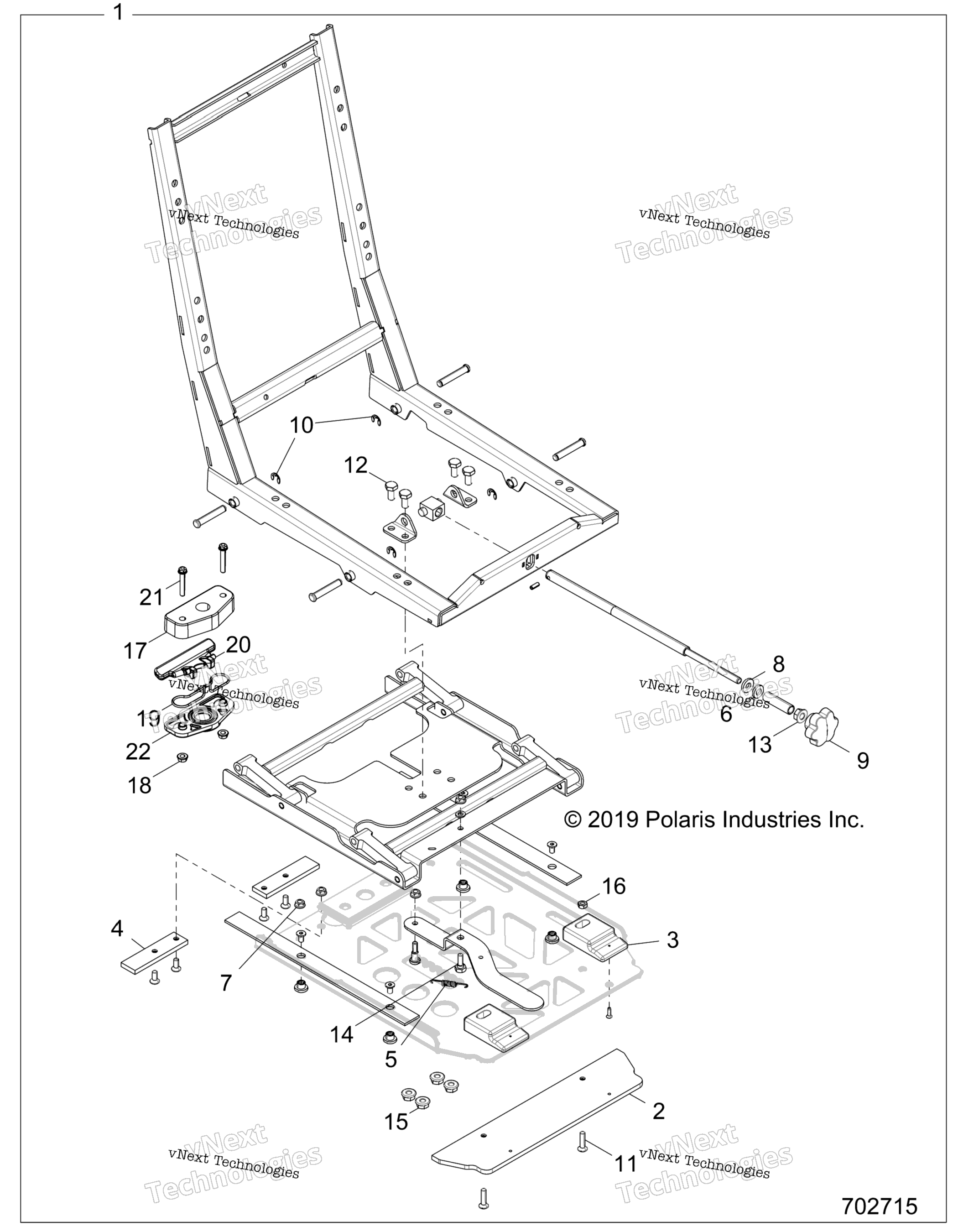 Кузов, сиденье Base Adjuster, Tractor Z20nas99cc
