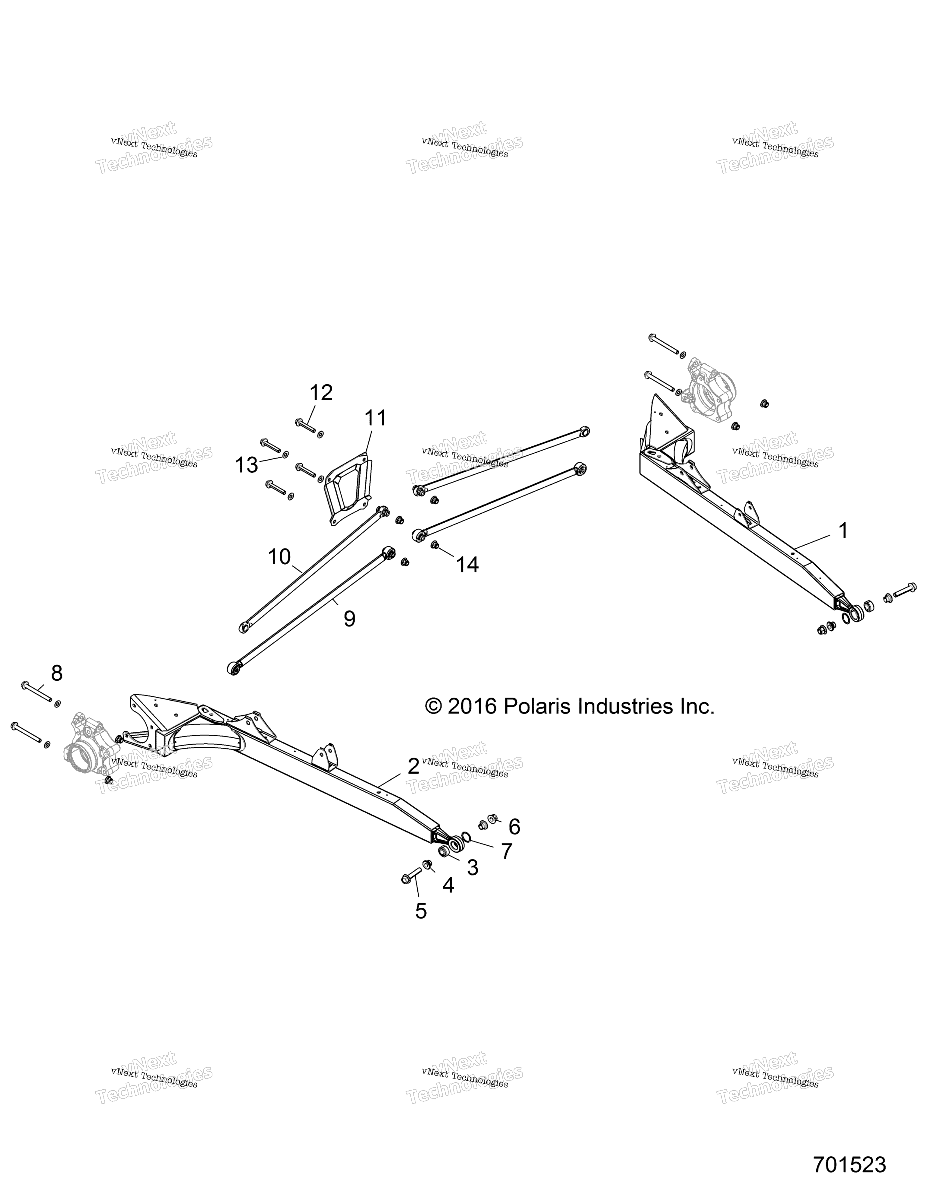 Подвеска, задняя Control Arms