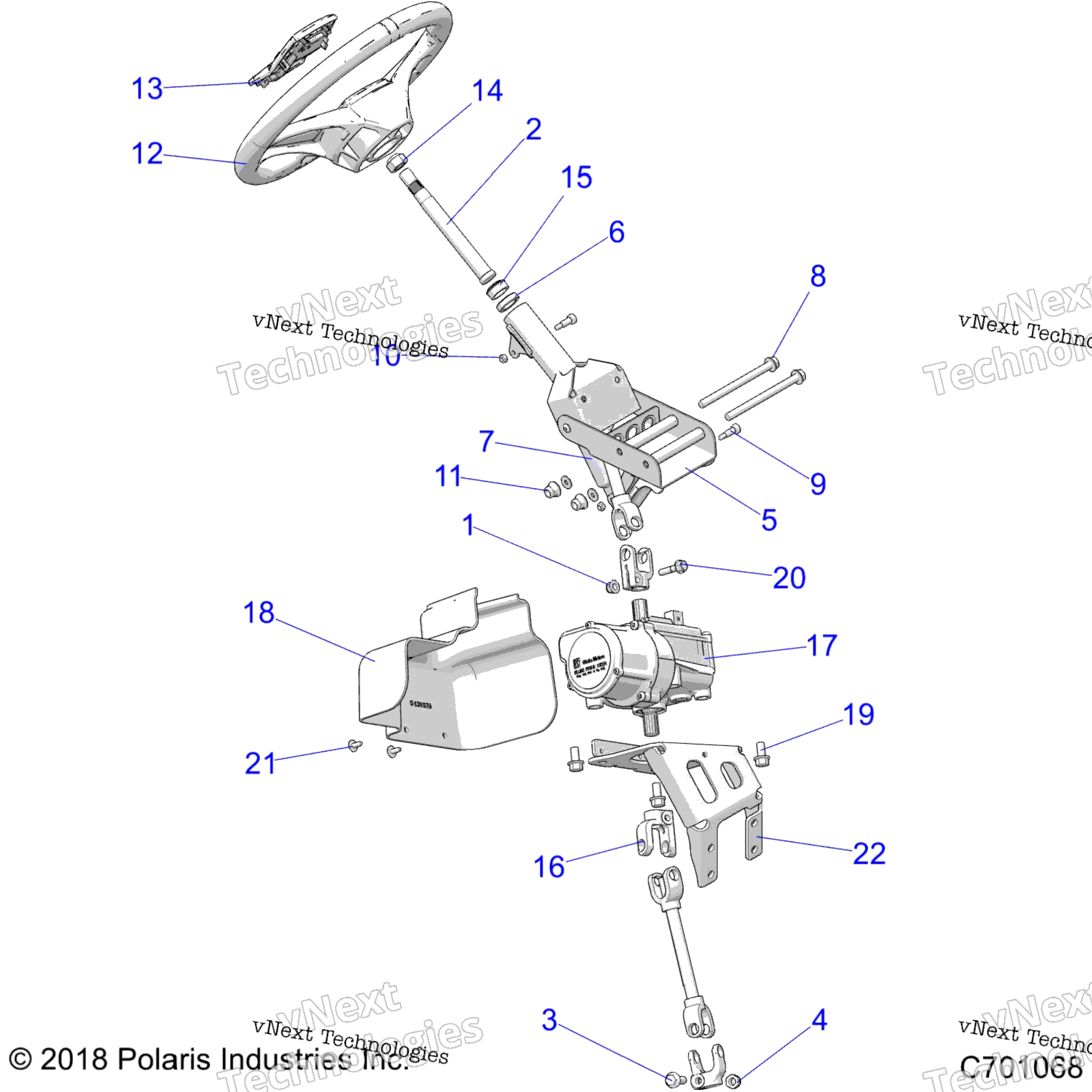 Steering, Power рулевое управление Asm