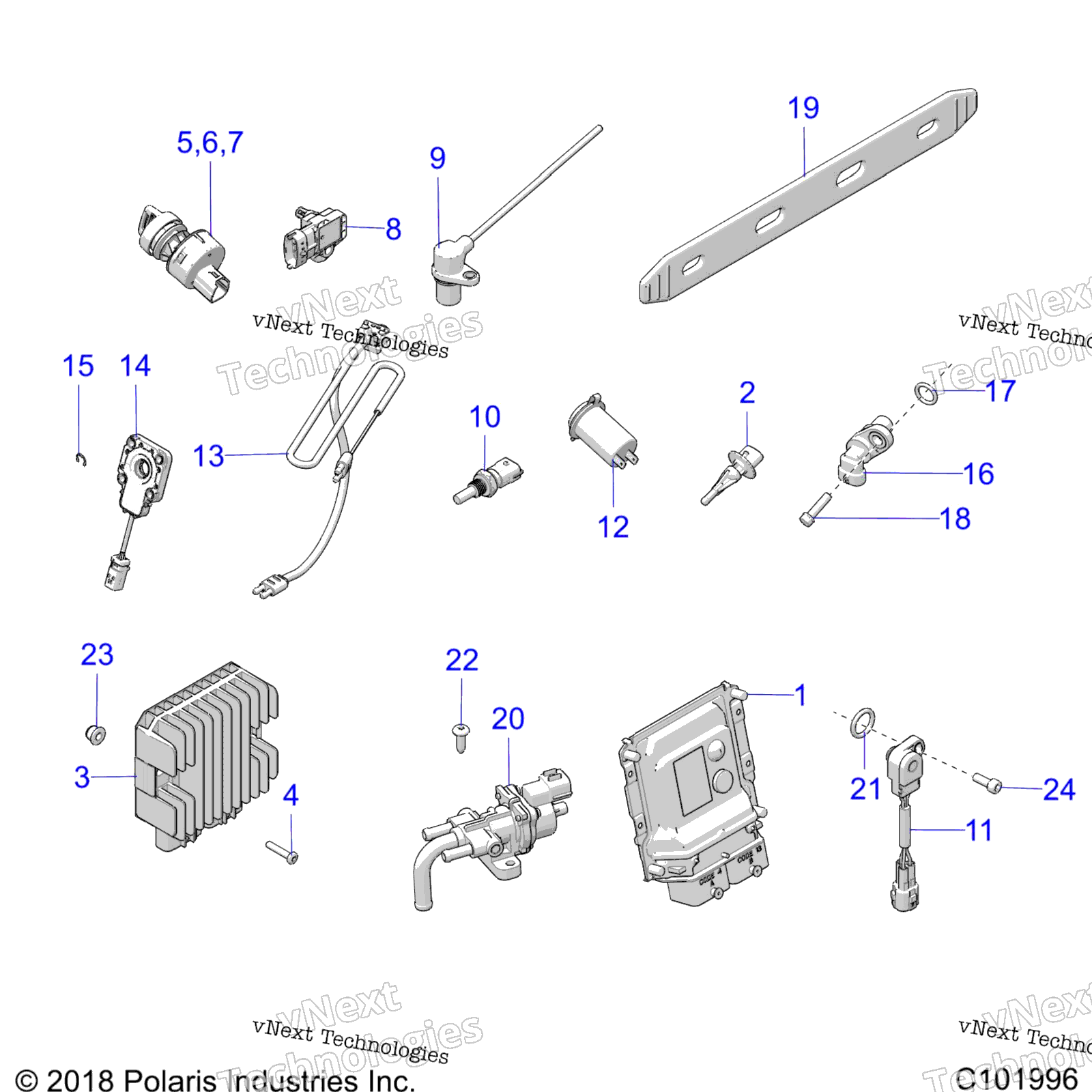 Electrical, Switches, Sensors, Ecu & управление Modules
