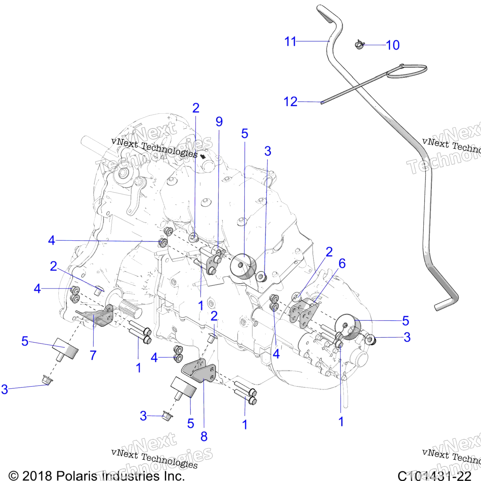 Двигатель, крепление And Transmission Mounting