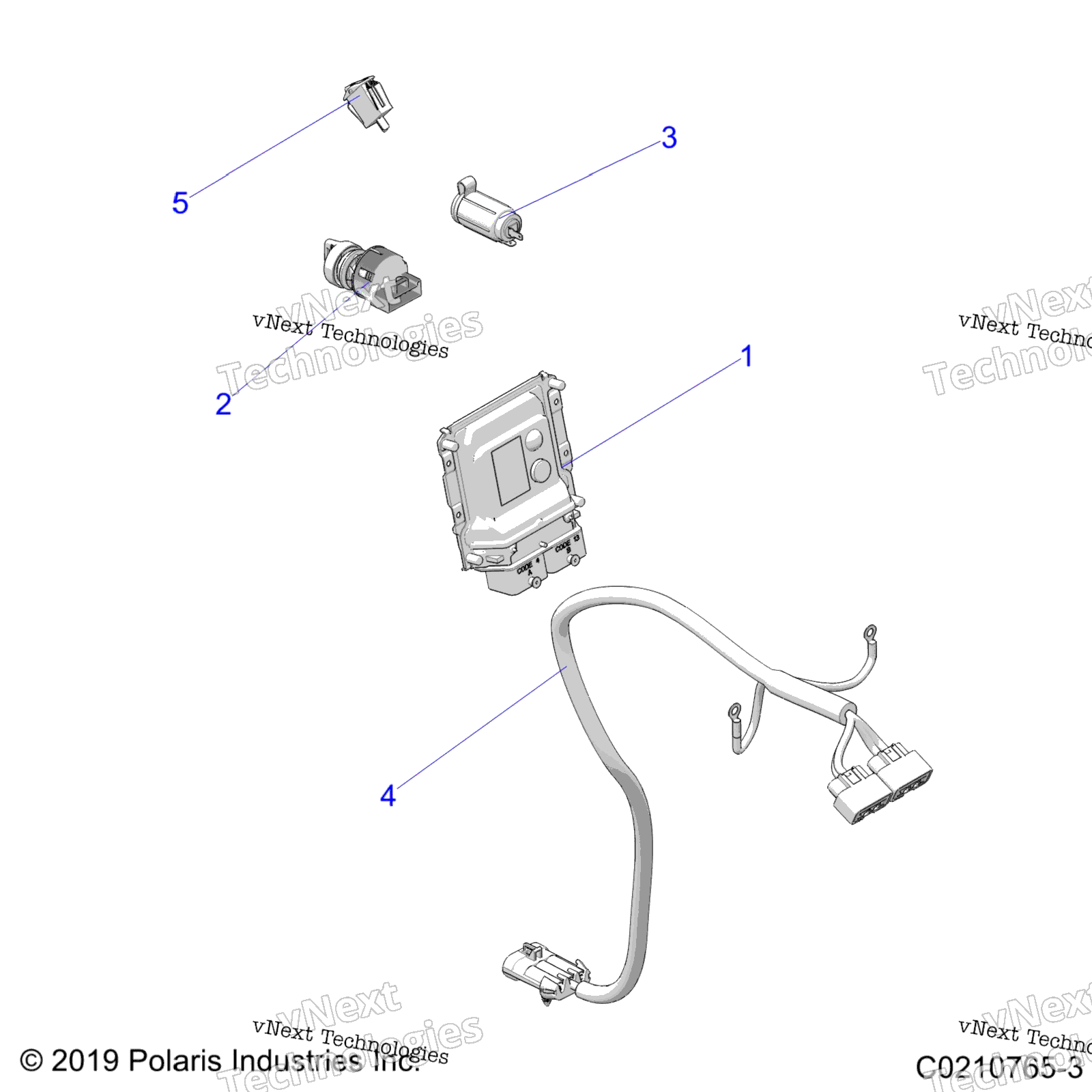 электрооборудование Switches & Ecu