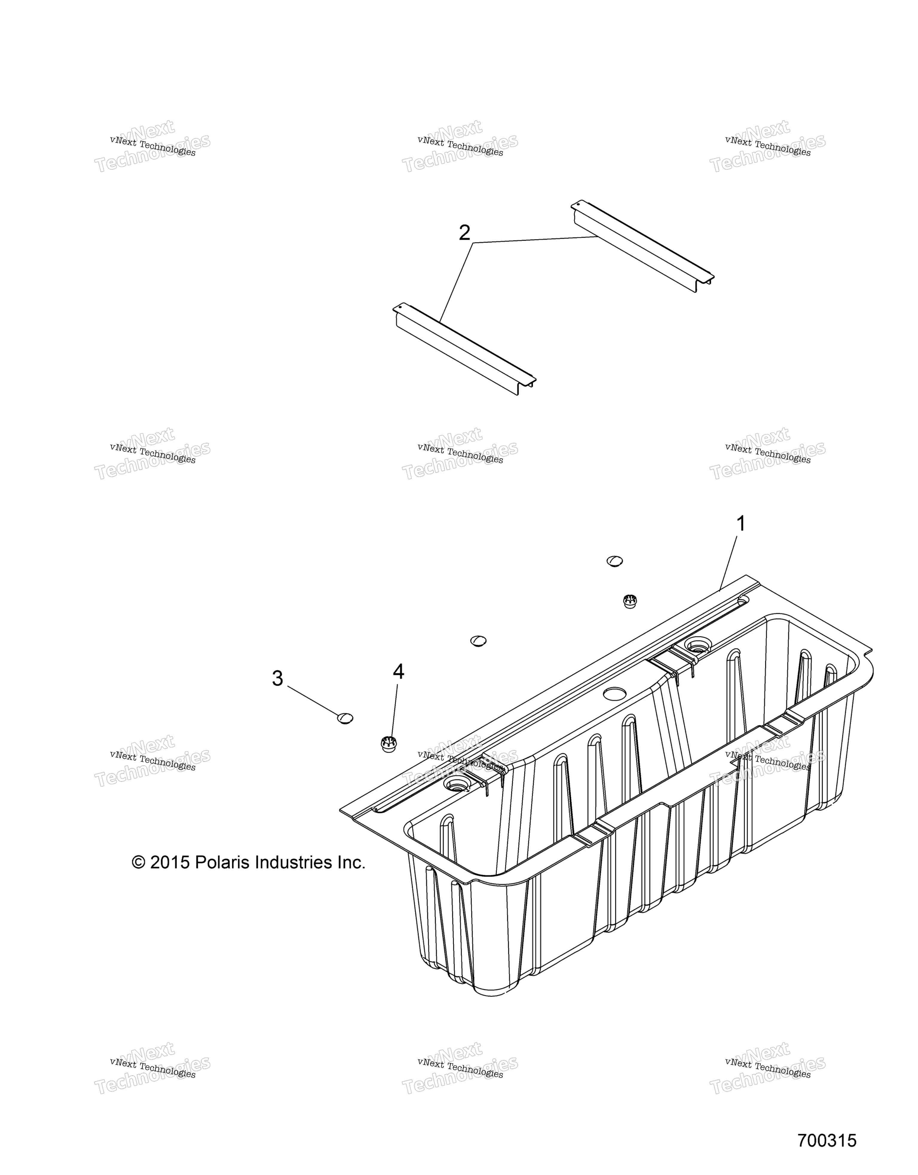 Body, Under сиденье Storage Box