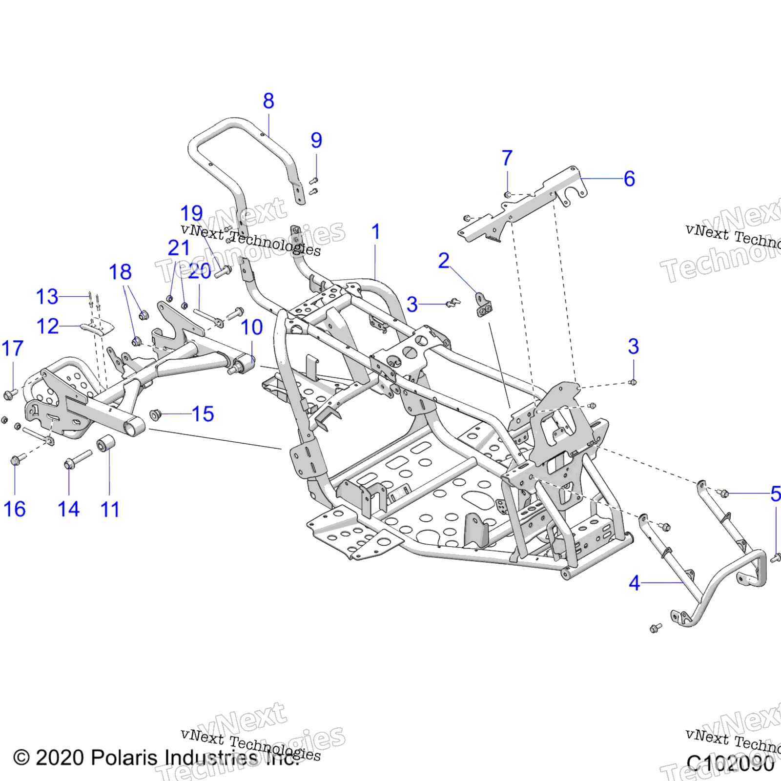 Chassis, рама Asm & Swingarm