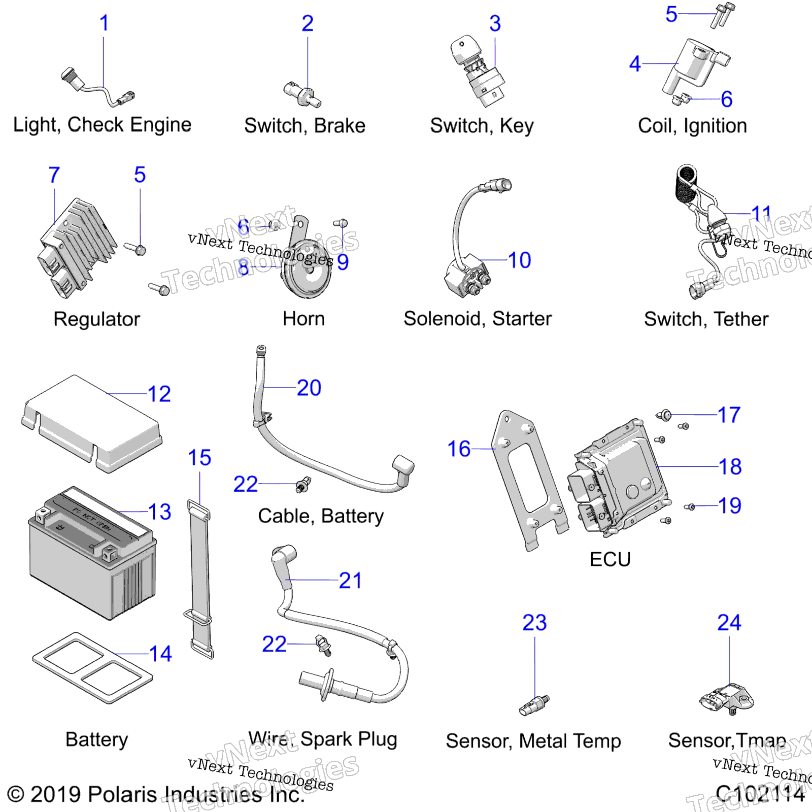 электрооборудование Components