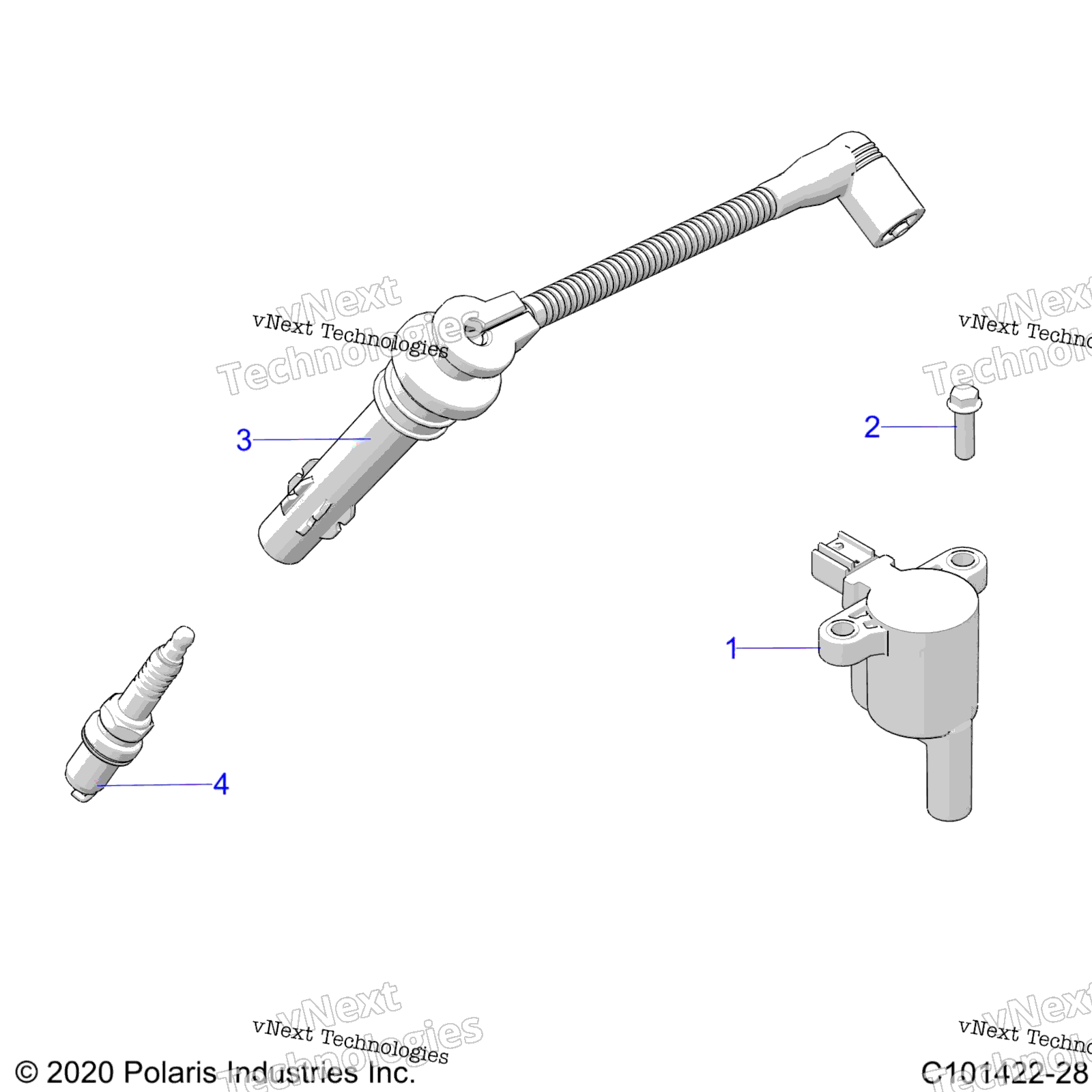 Электрооборудование, зажигание Coil, Wire And Spark Plug