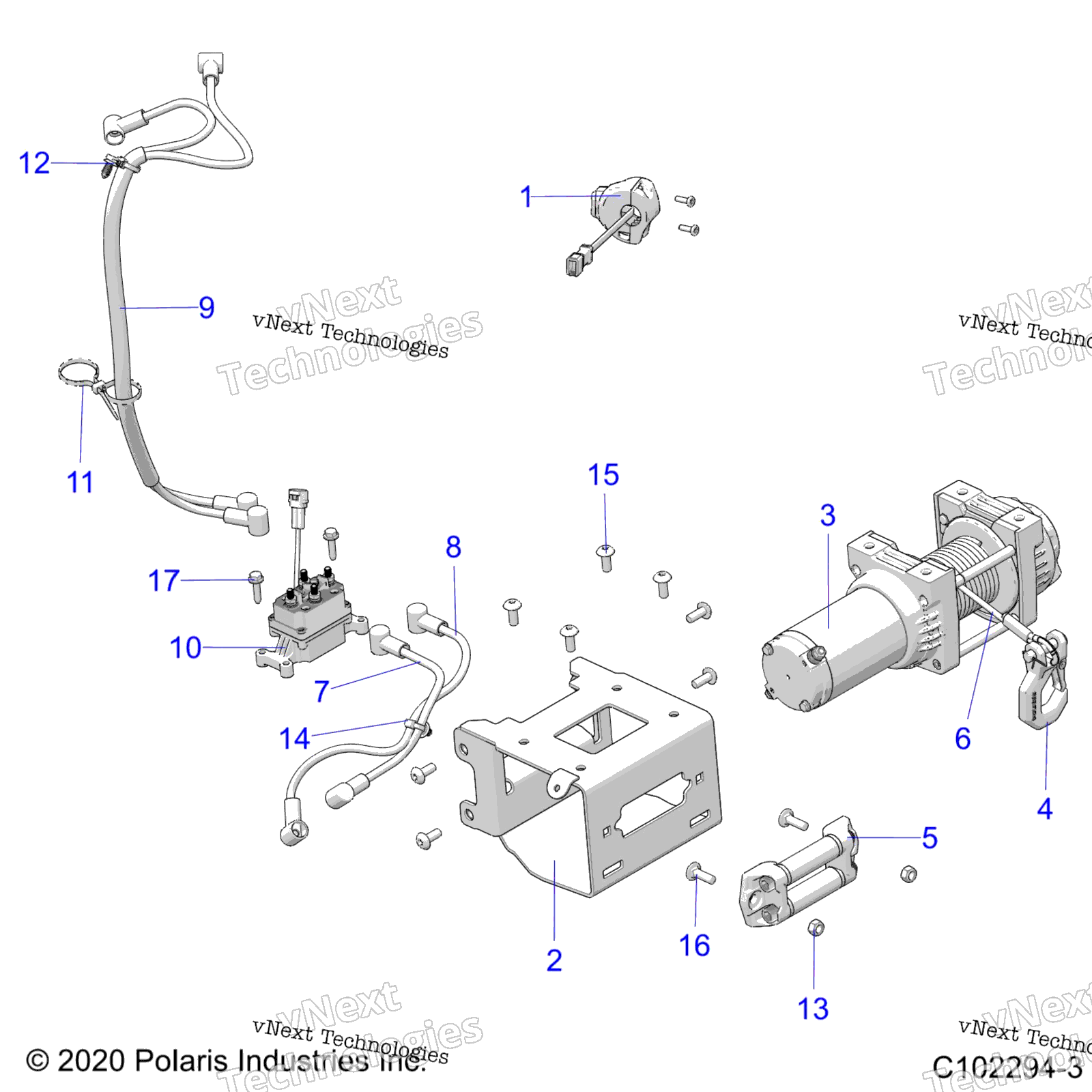 Chassis, лебёдка A21ses57c9 / Ck / Fk