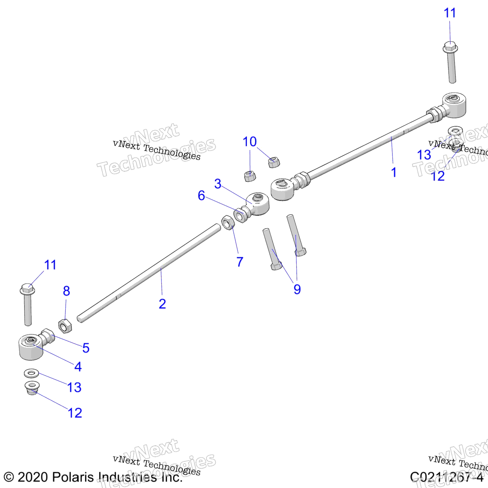Steering, тяга Rods