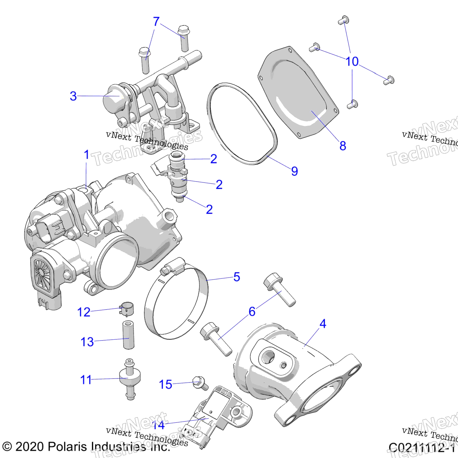 Двигатель, дроссельный узел & Fuel Rail A21sje57ax