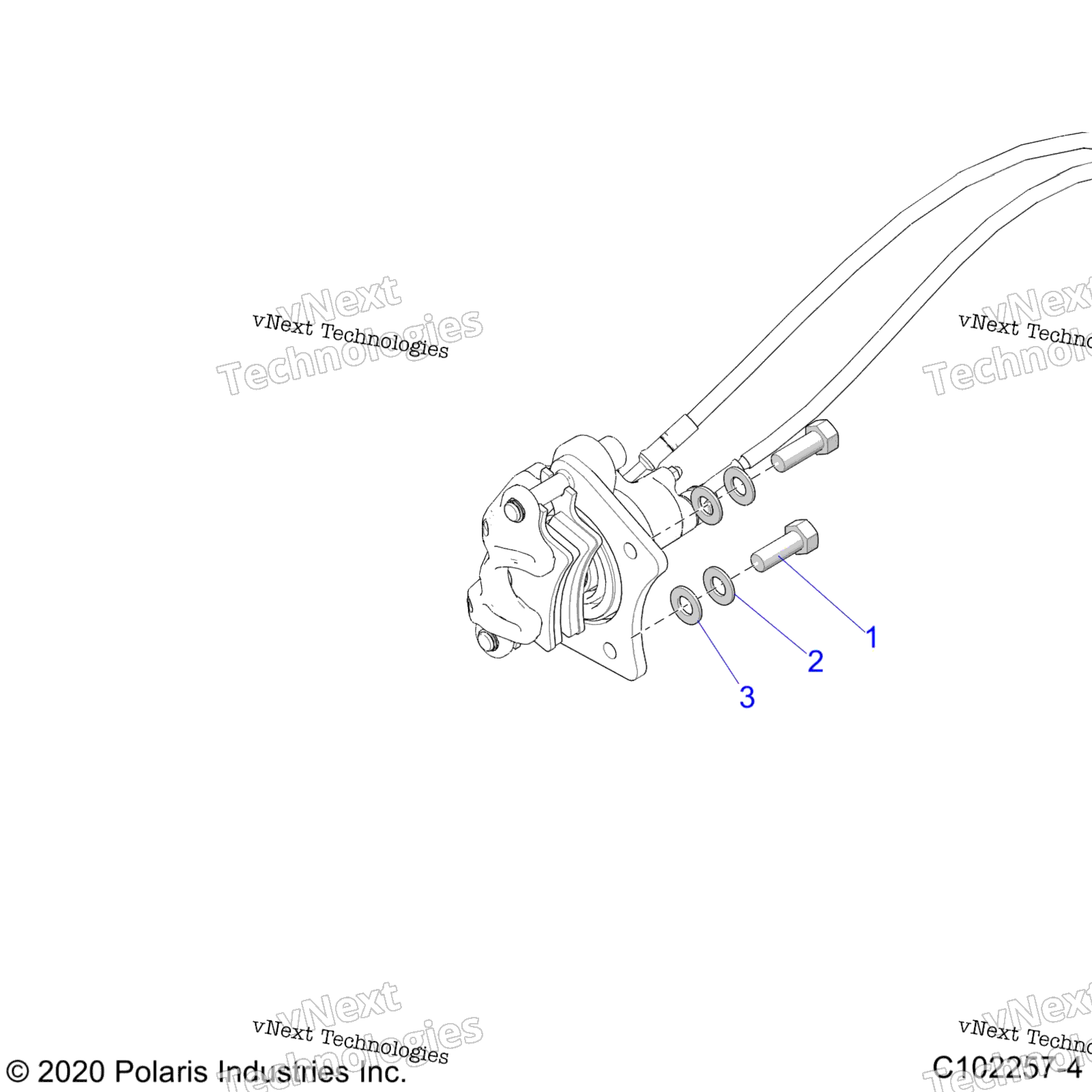 Brakes, тормоз Caliper, Rear, крепление