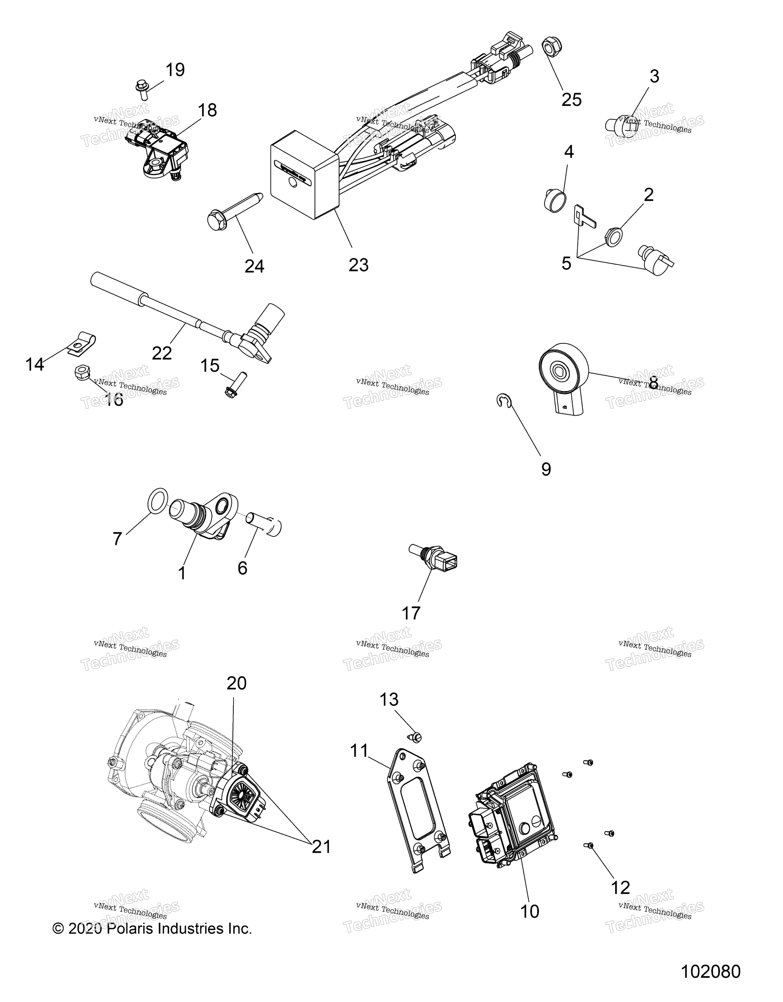 электрооборудование Switches, Sensors & Ecm